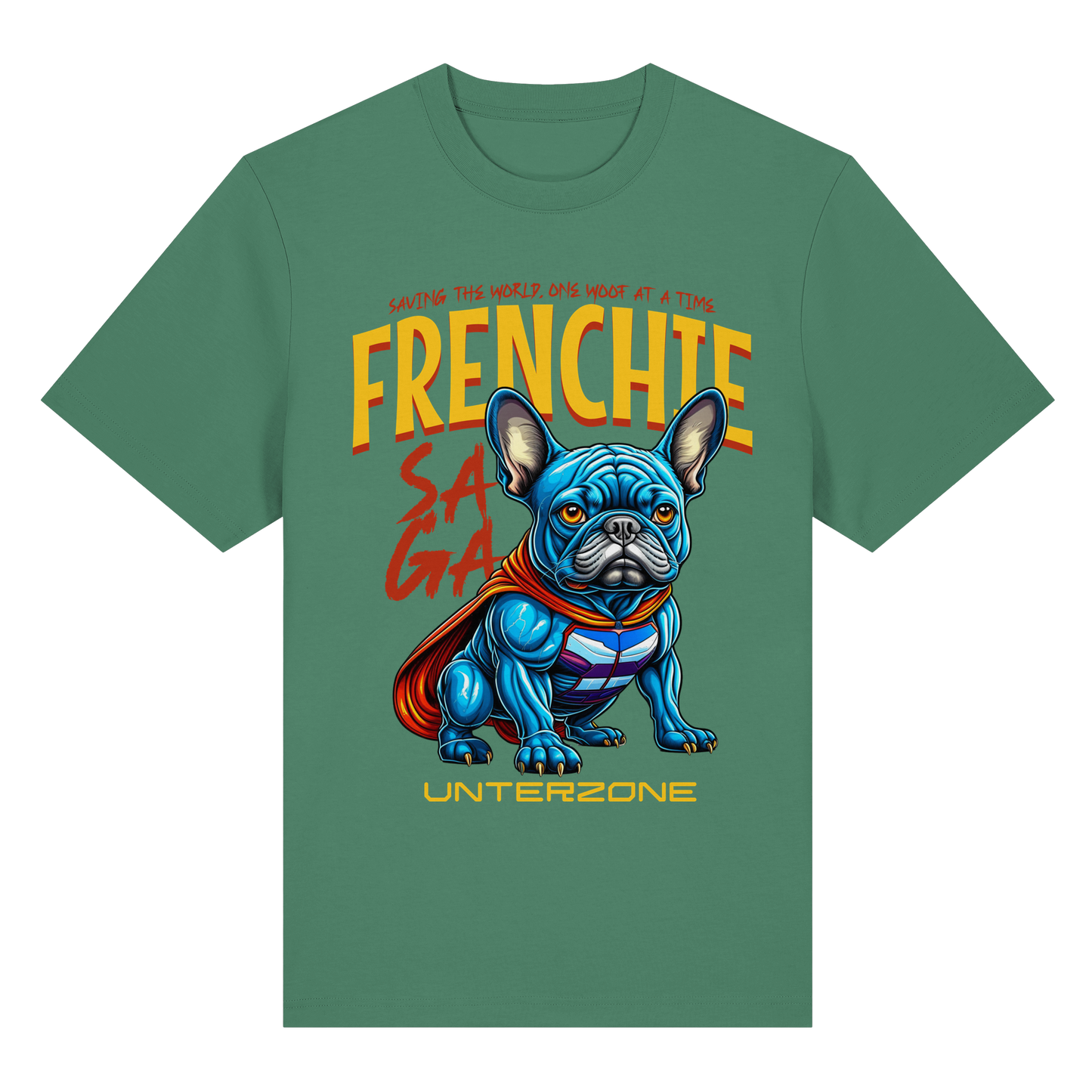 Unterzone Super French Bulldog - Organic Heavy Shirt