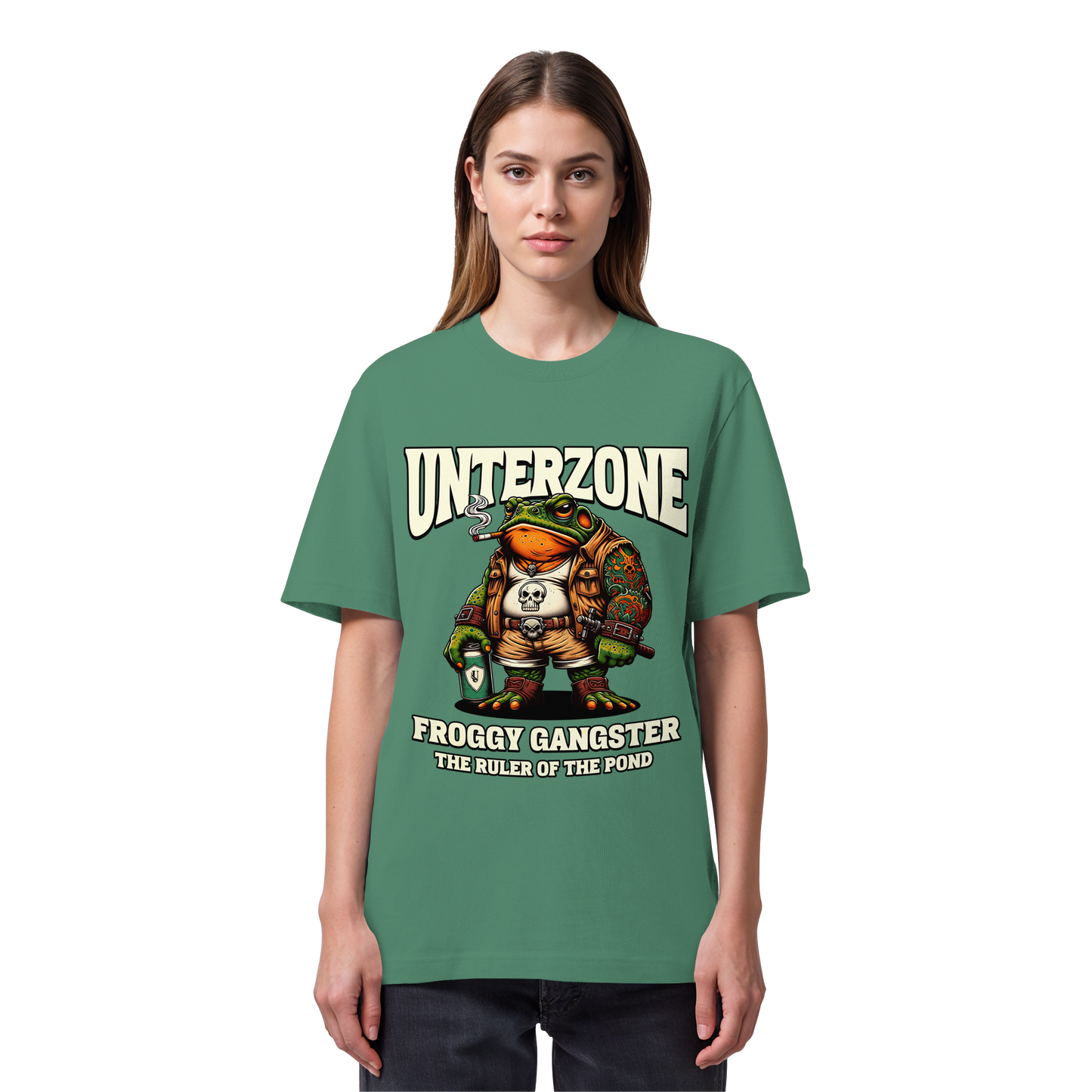Unterzone Froggy Gangster - Organic Heavy Shirt