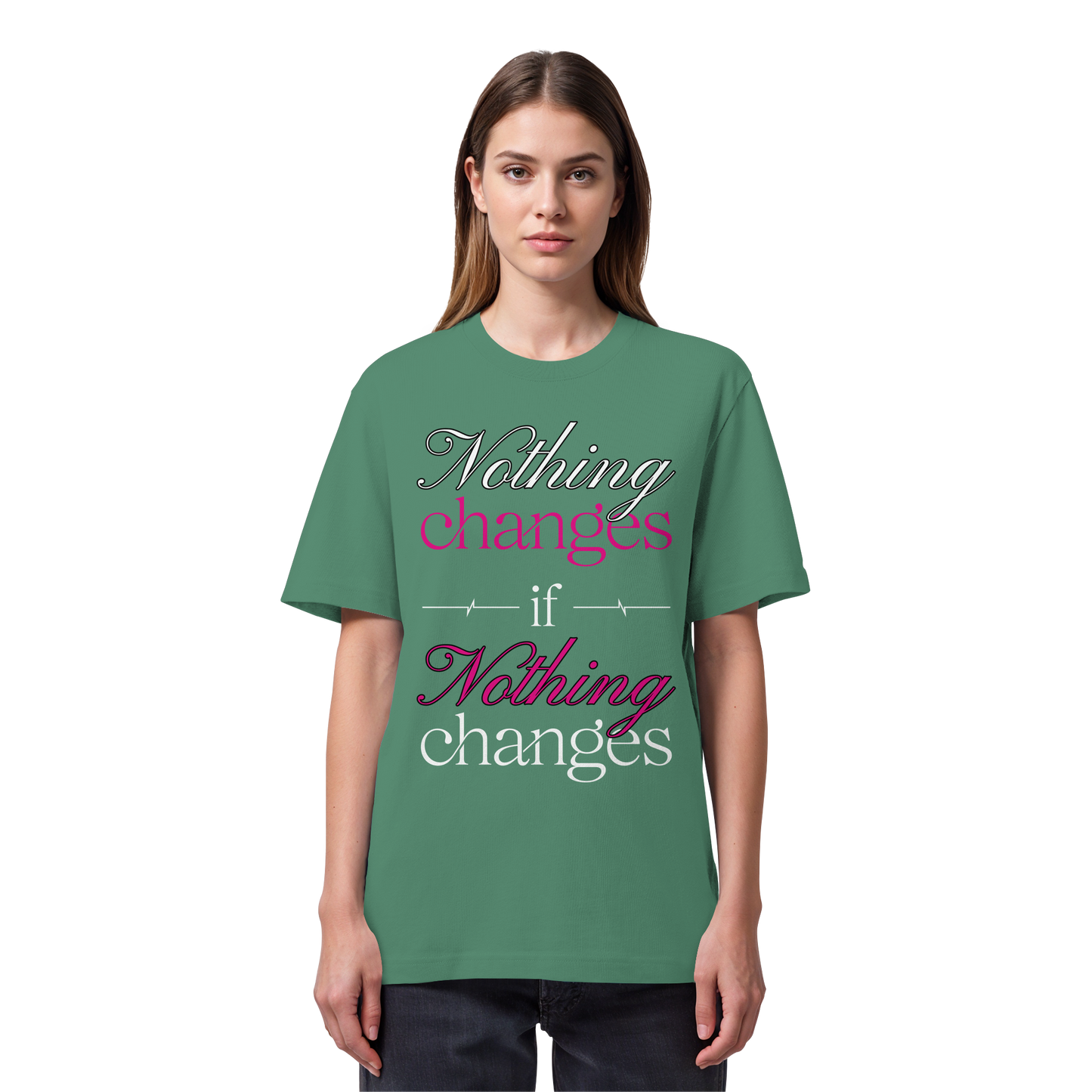 Unterzone Nothing Changes If Nothing Changes  - Organic Heavy Shirt