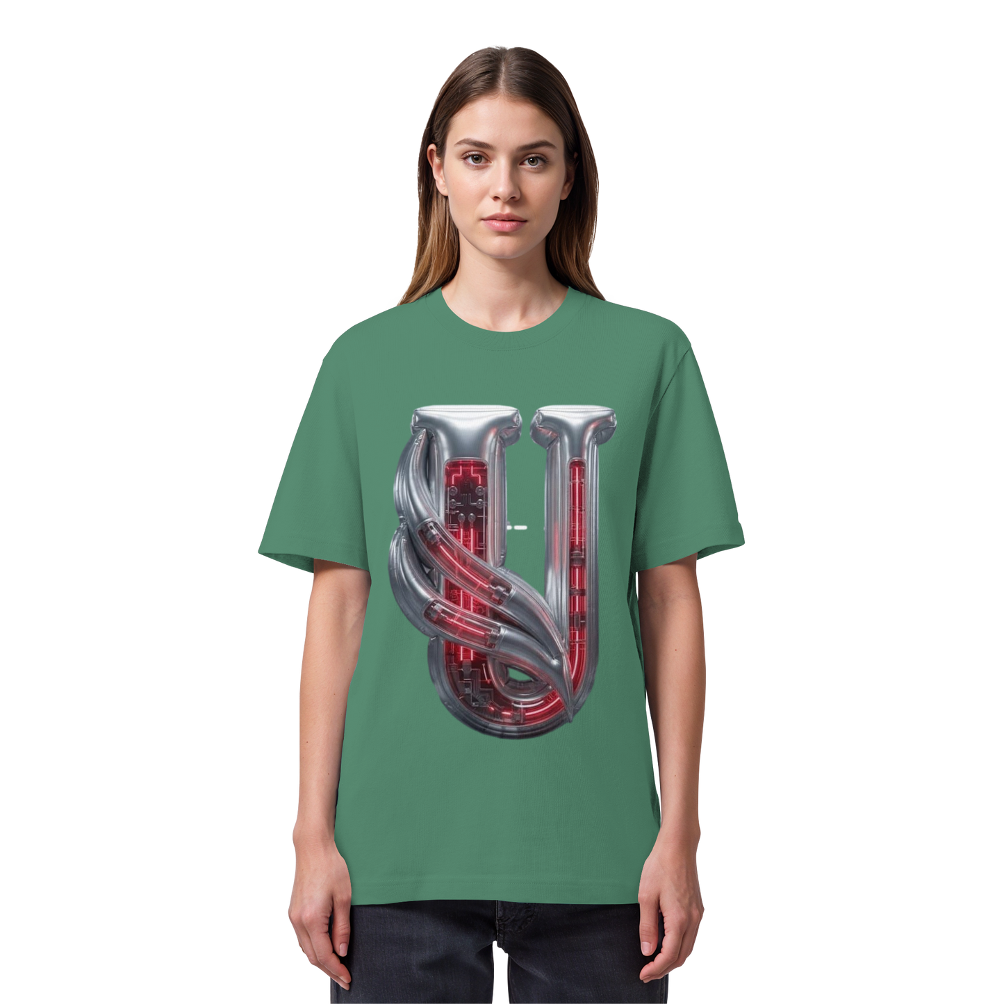 Unterzone Cyborg Logo - Organic Heavy Shirt