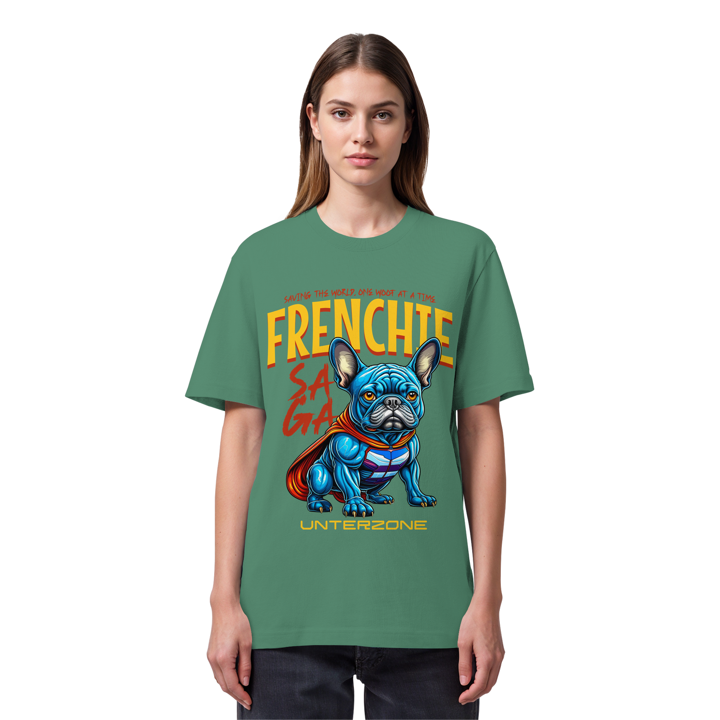 Unterzone Super French Bulldog - Organic Heavy Shirt