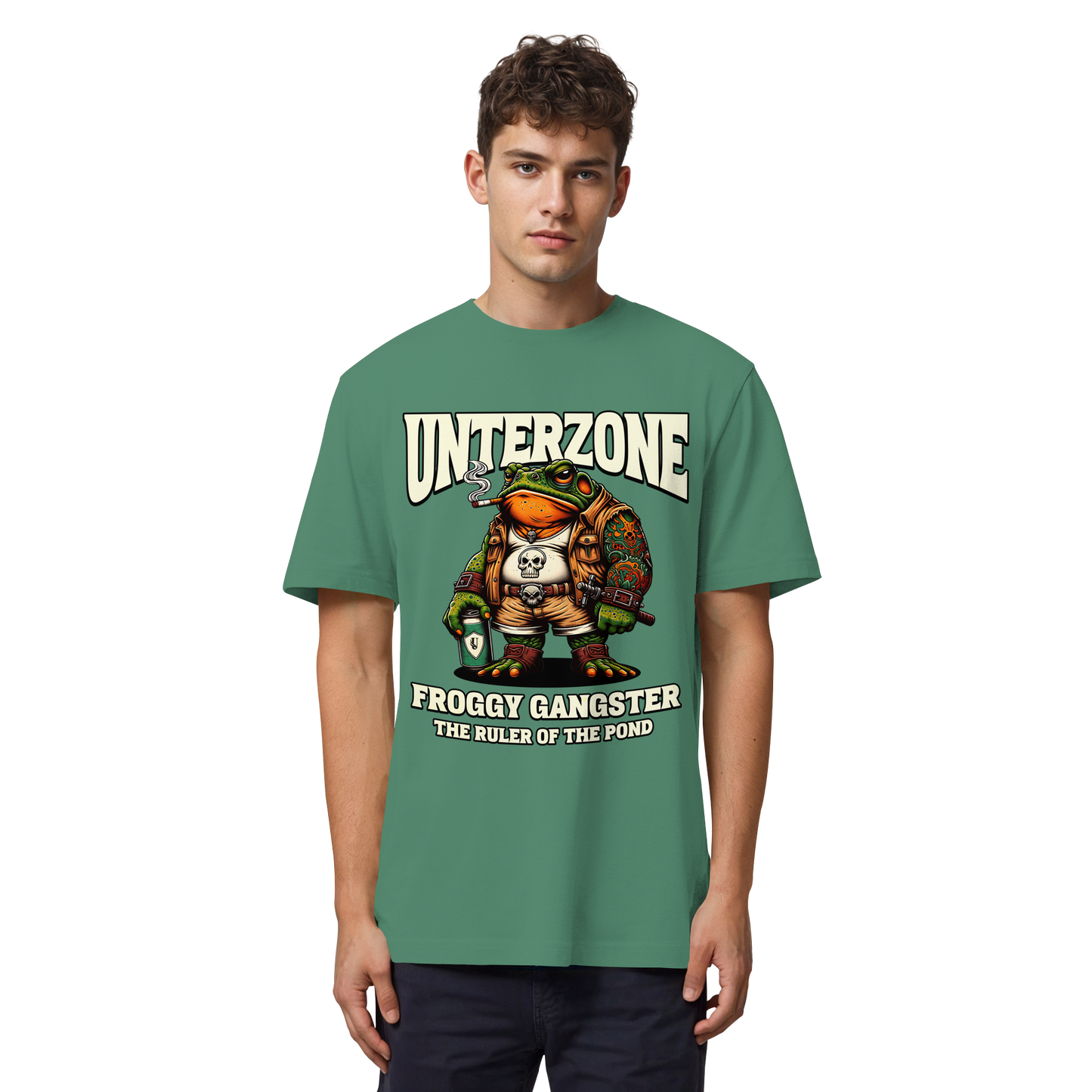 Unterzone Froggy Gangster - Organic Heavy Shirt