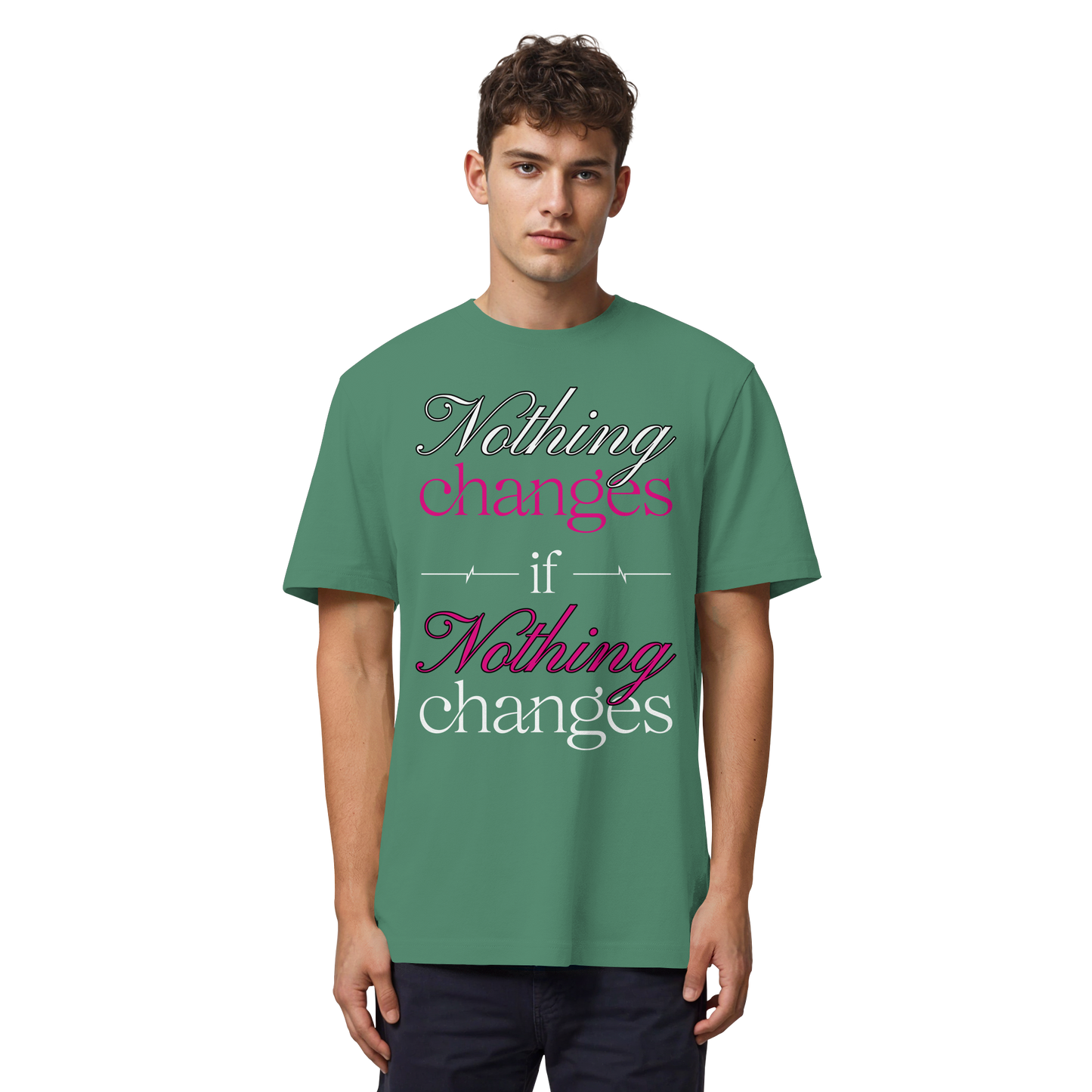 Unterzone Nothing Changes If Nothing Changes  - Organic Heavy Shirt