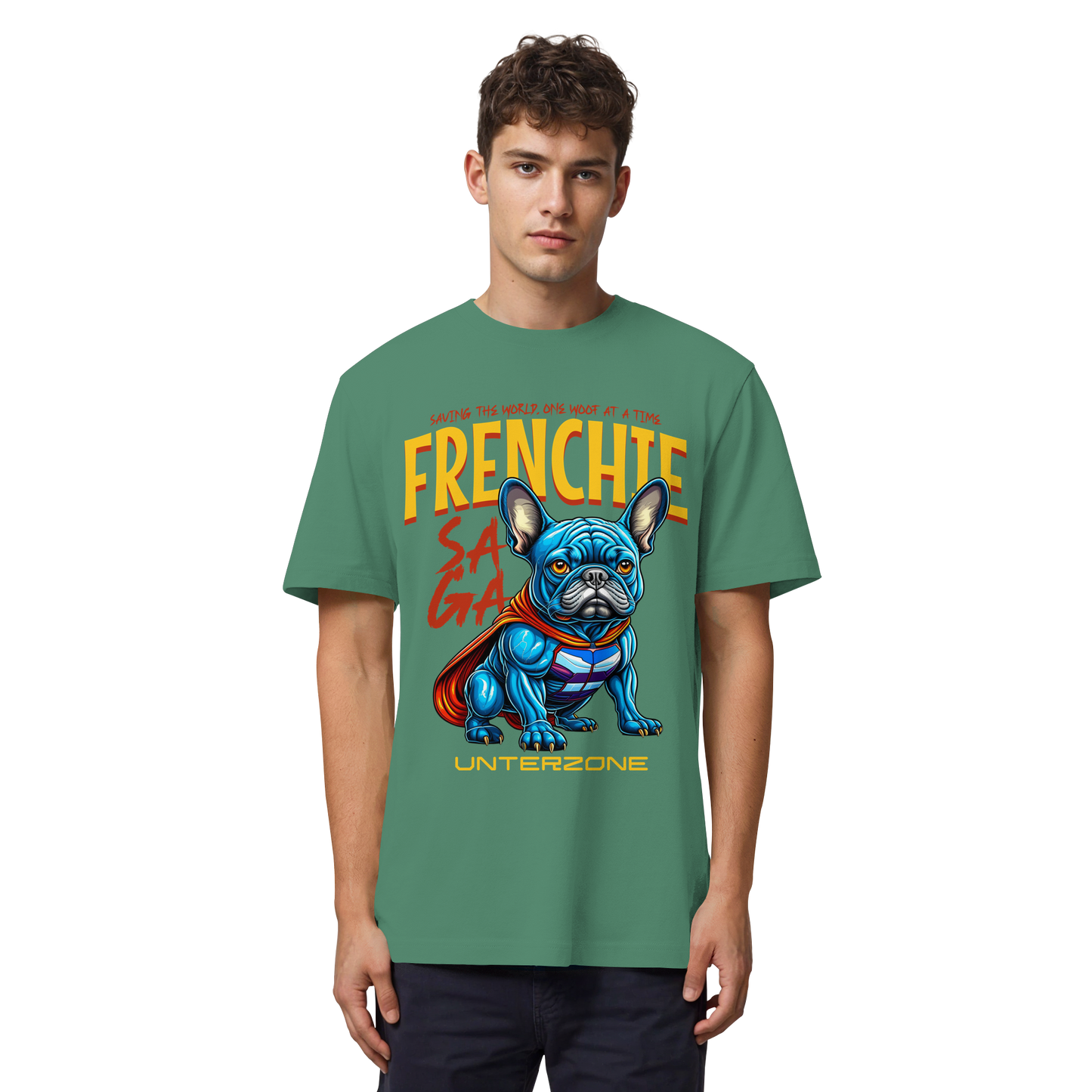 Unterzone Super French Bulldog - Organic Heavy Shirt