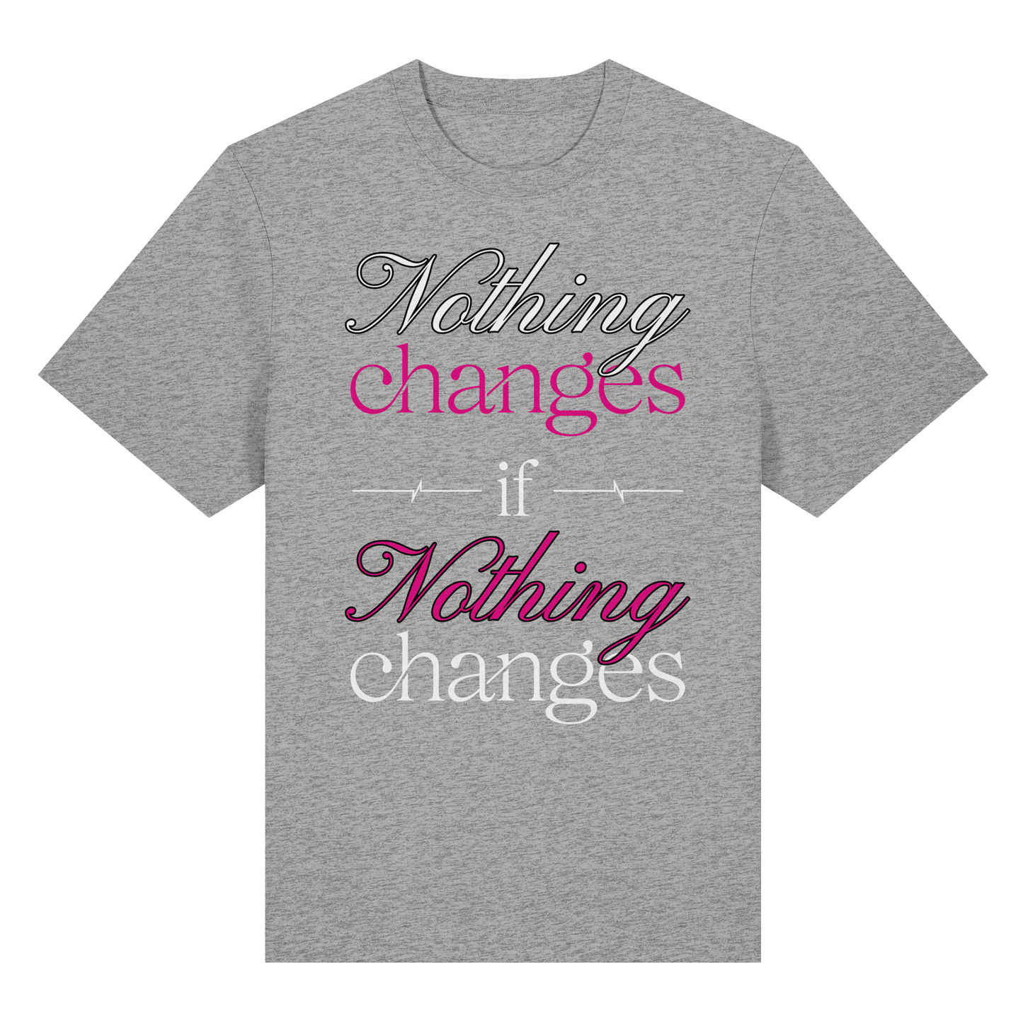 Unterzone Nothing Changes If Nothing Changes  - Organic Heavy Shirt