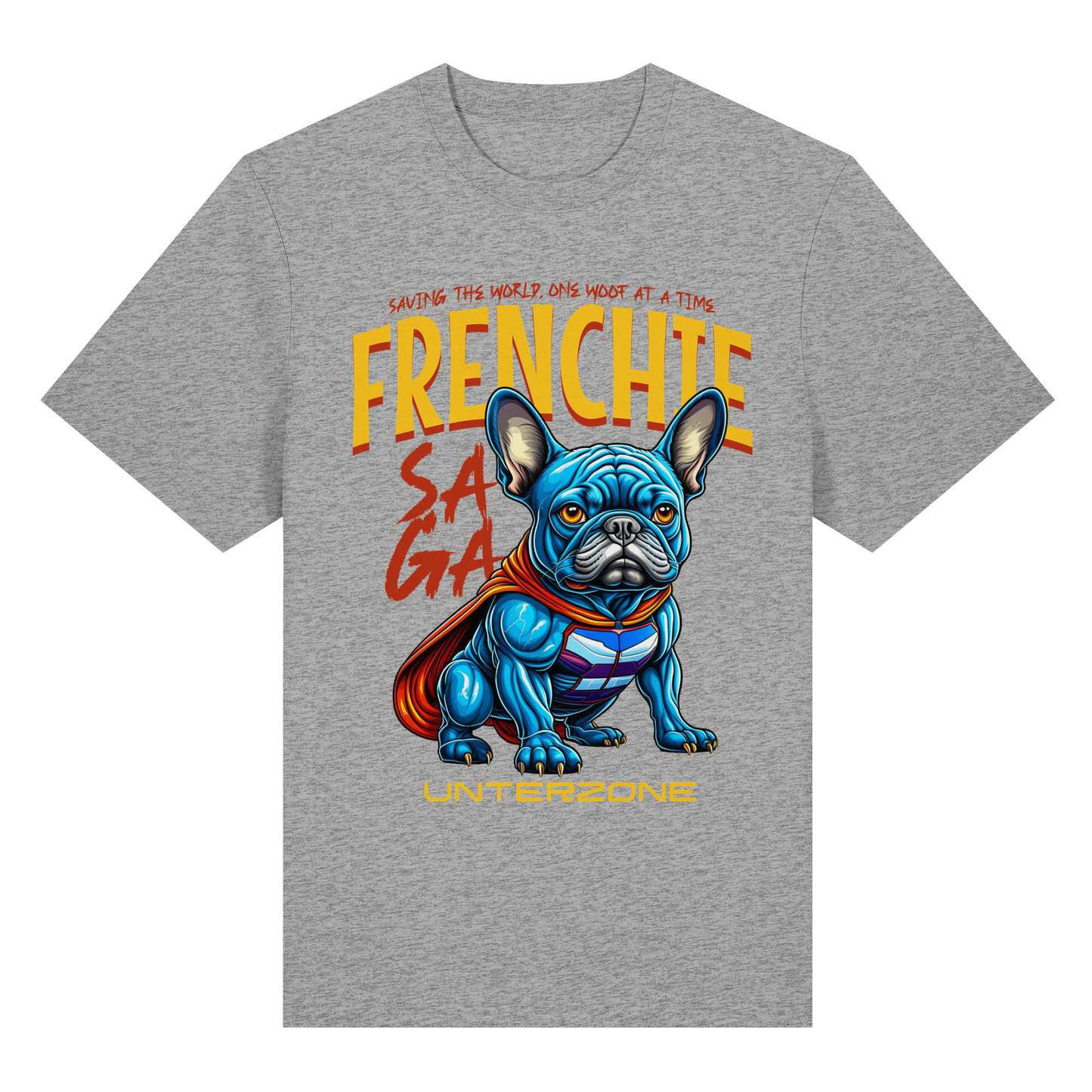 Unterzone Super French Bulldog - Organic Heavy Shirt