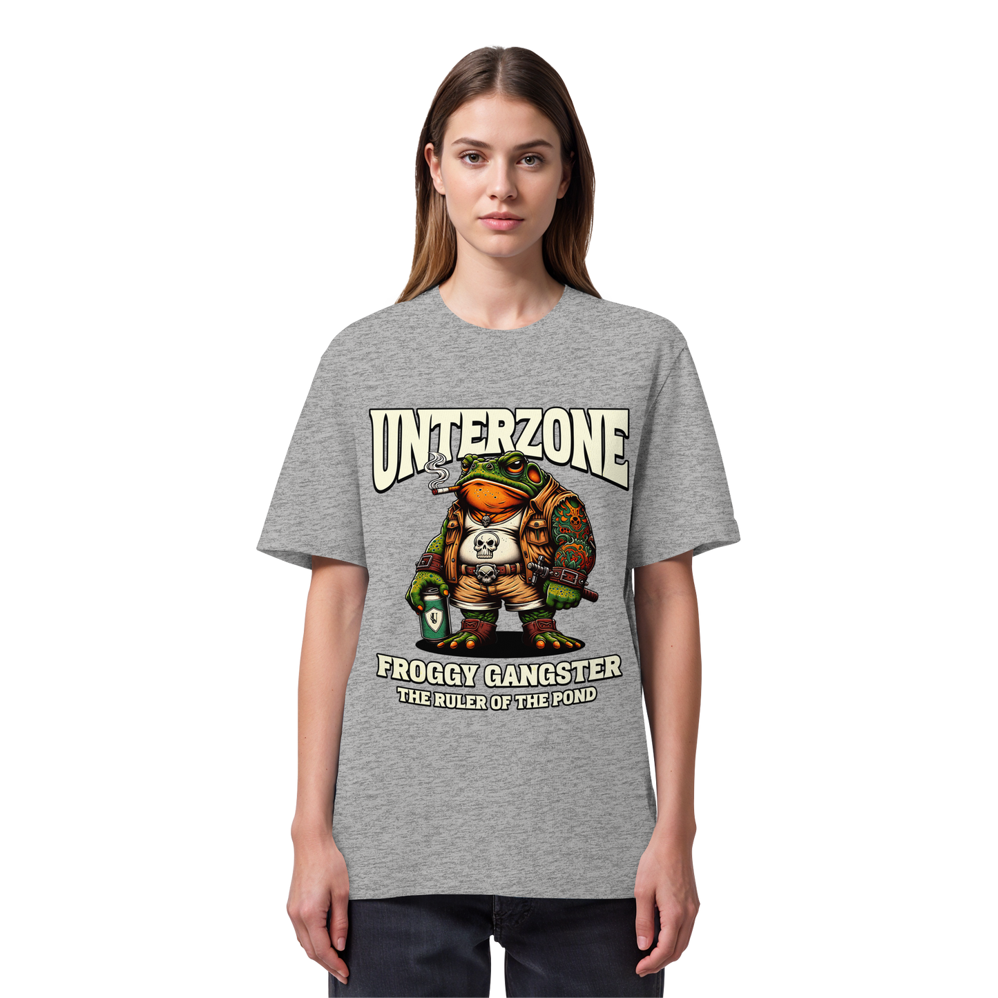 Unterzone Froggy Gangster - Organic Heavy Shirt