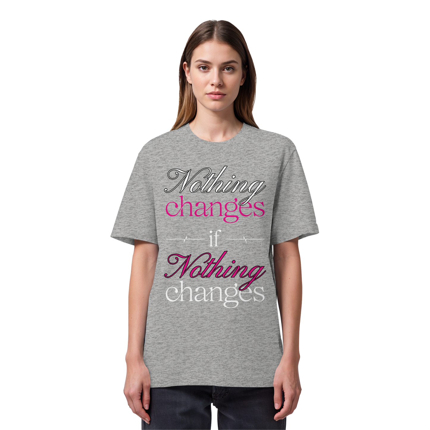 Unterzone Nothing Changes If Nothing Changes  - Organic Heavy Shirt