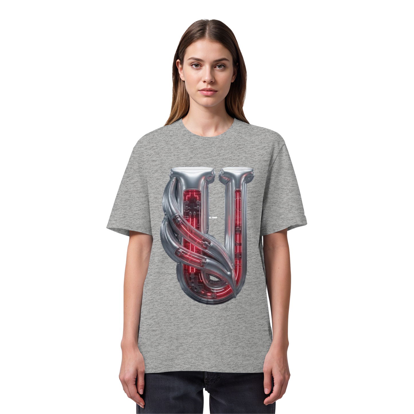 Unterzone Cyborg Logo - Organic Heavy Shirt