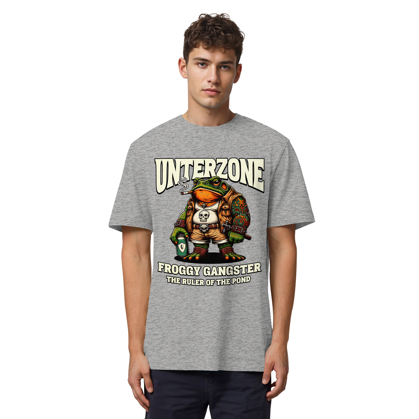 Unterzone Froggy Gangster - Organic Heavy Shirt