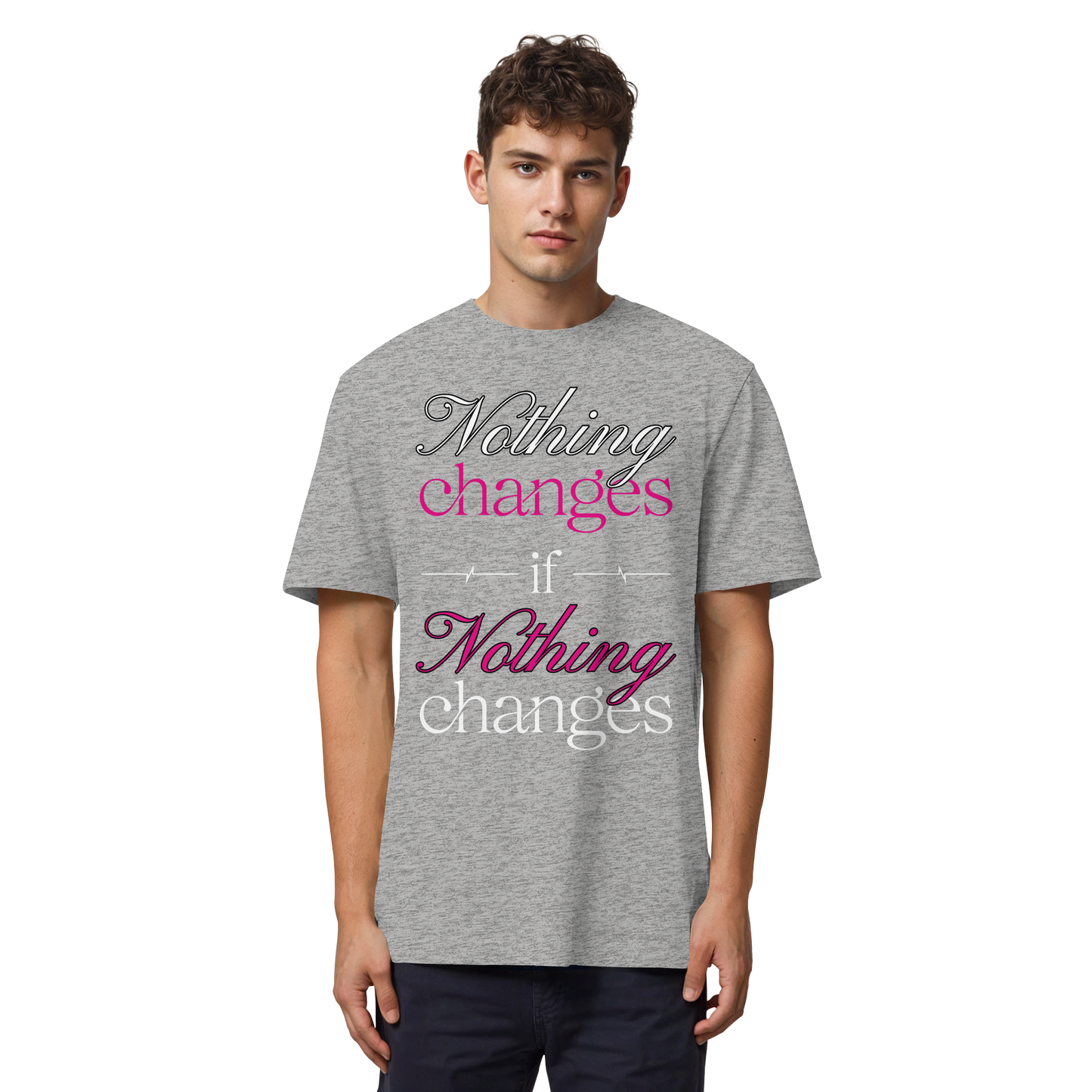 Unterzone Nothing Changes If Nothing Changes  - Organic Heavy Shirt