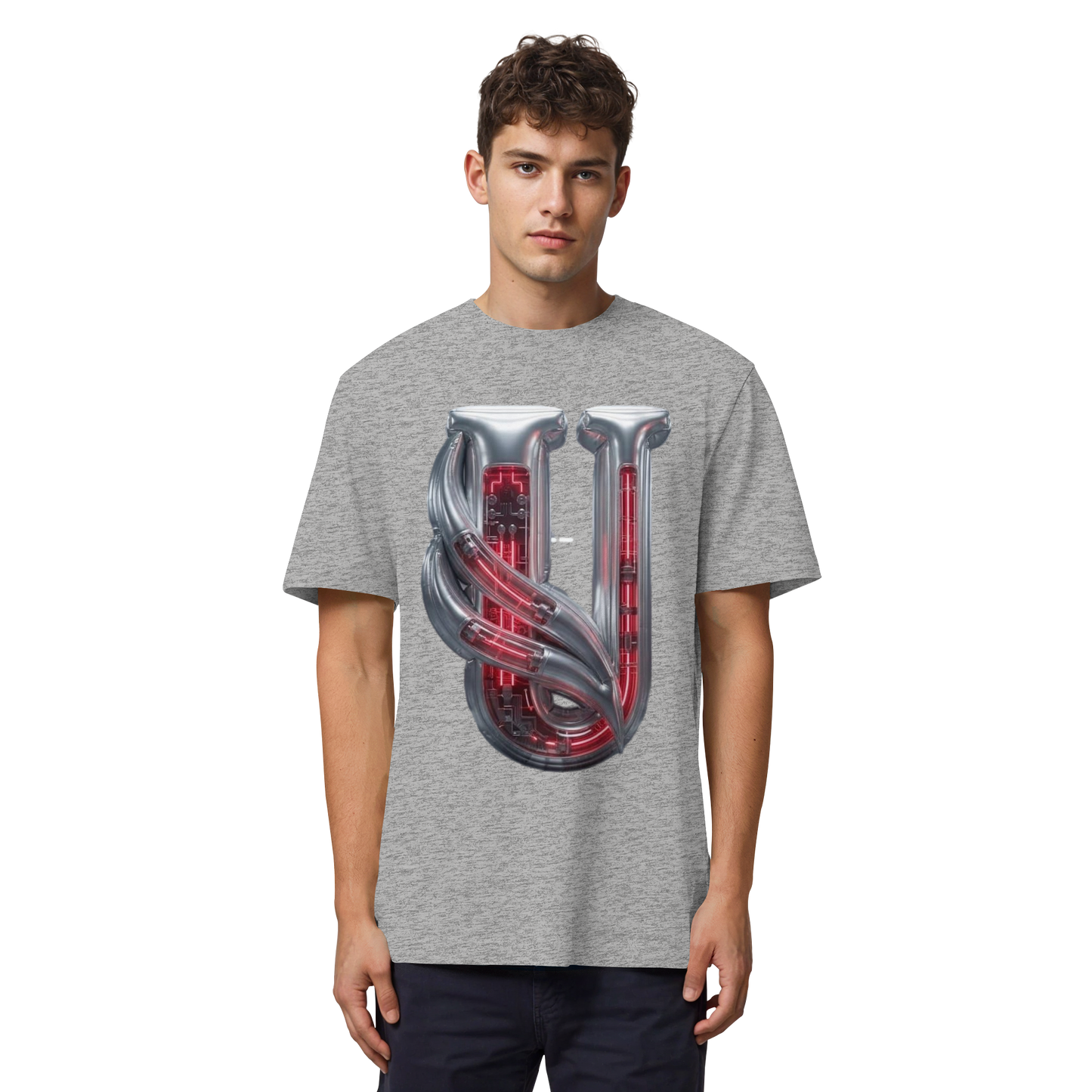 Unterzone Cyborg Logo - Organic Heavy Shirt