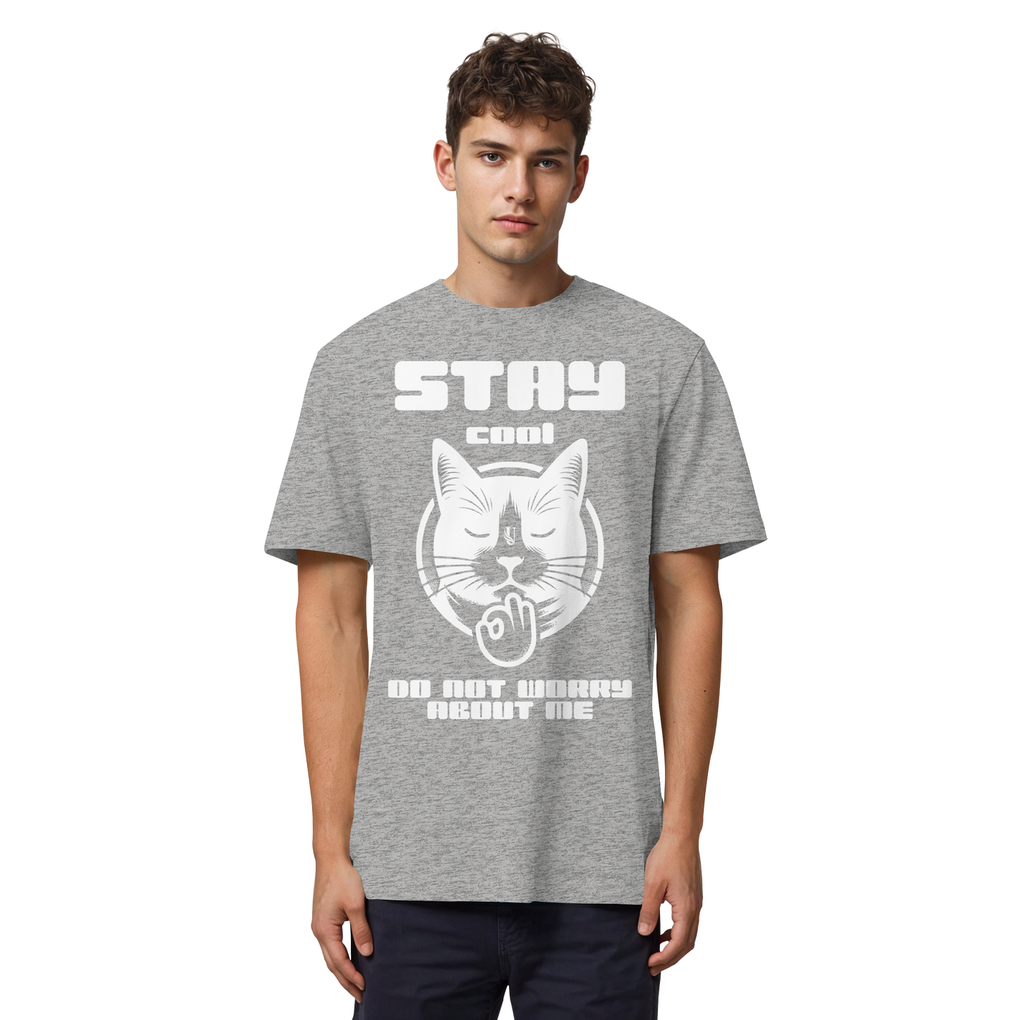 Unterzone Stay Cool Cat - Organic Heavy Shirt