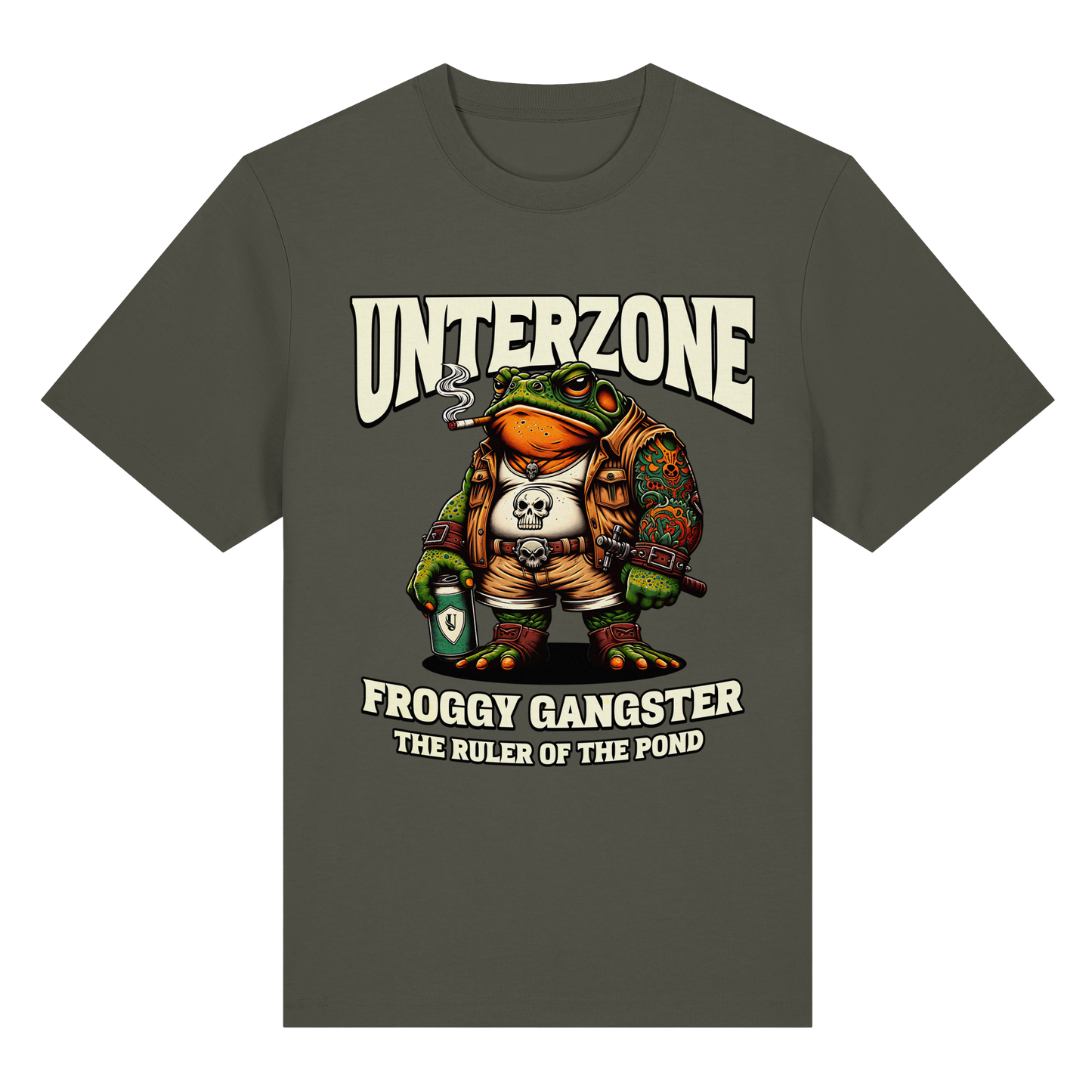 Unterzone Froggy Gangster - Organic Heavy Shirt