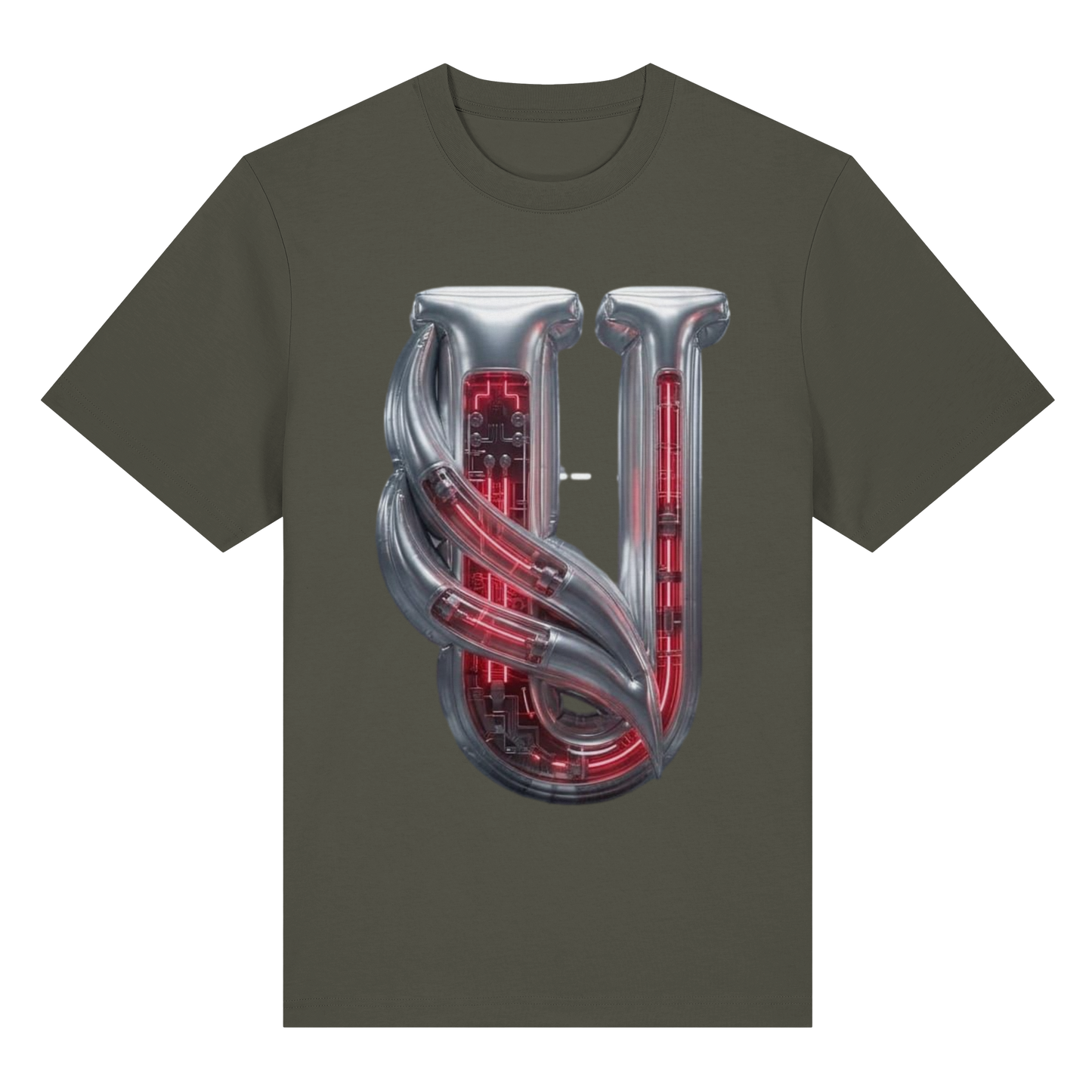 Unterzone Cyborg Logo - Organic Heavy Shirt
