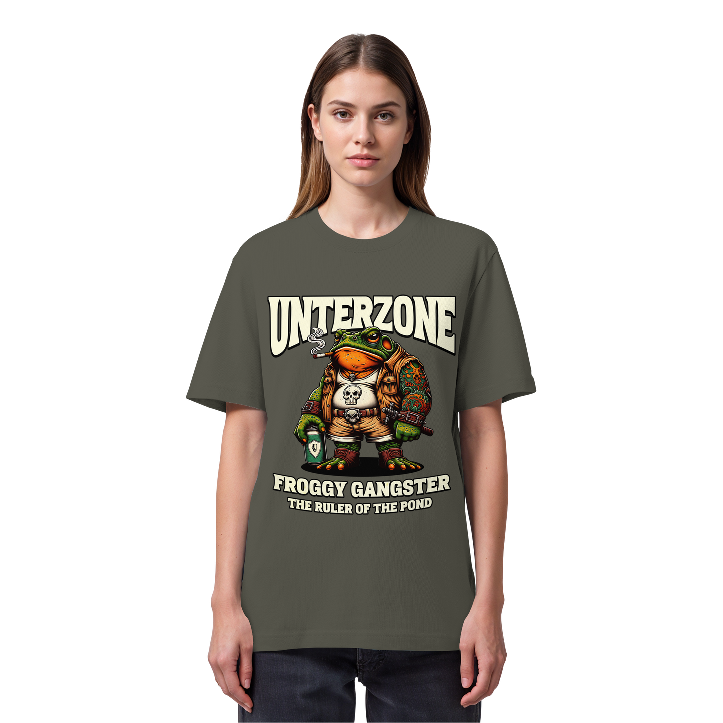 Unterzone Froggy Gangster - Organic Heavy Shirt