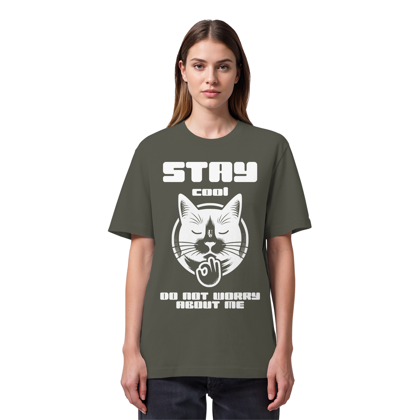Unterzone Stay Cool Cat - Organic Heavy Shirt