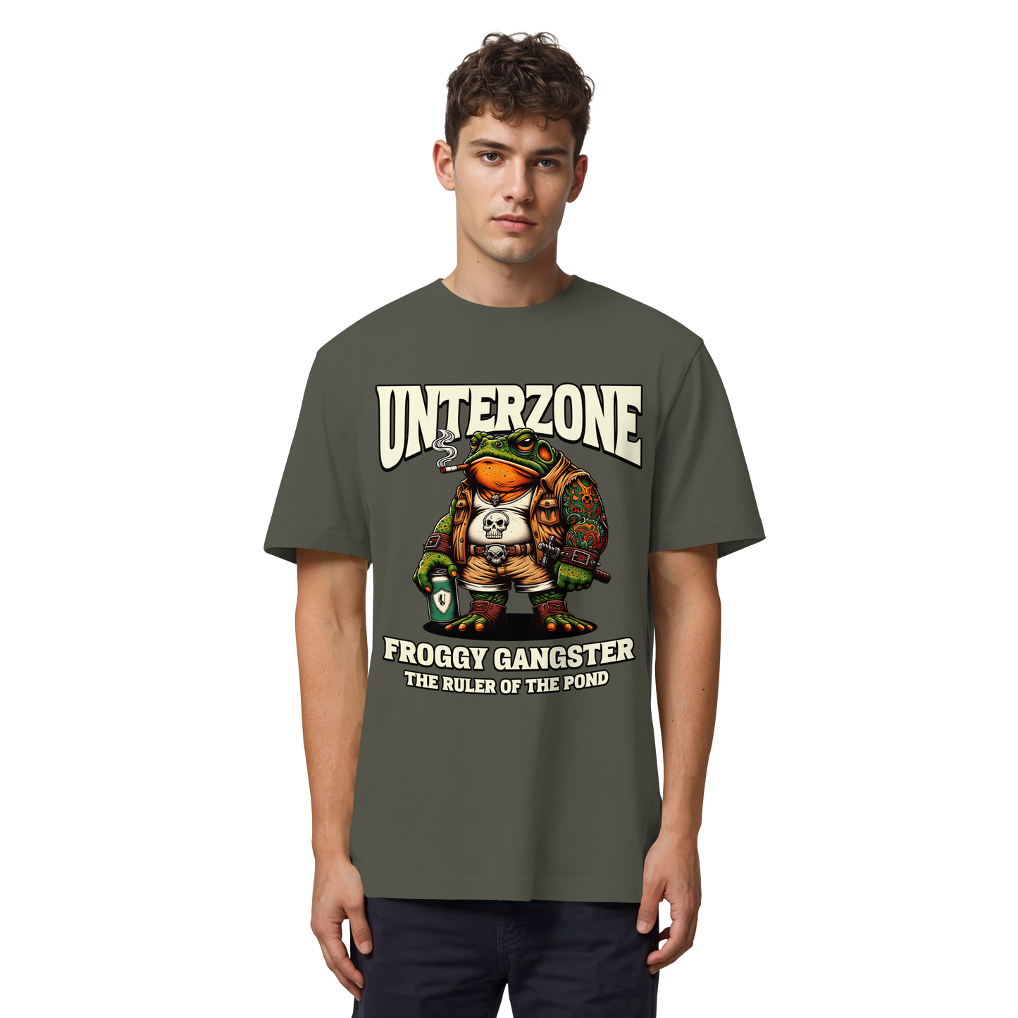 Unterzone Froggy Gangster - Organic Heavy Shirt