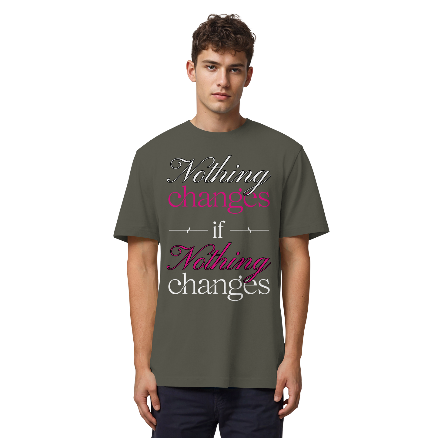 Unterzone Nothing Changes If Nothing Changes  - Organic Heavy Shirt