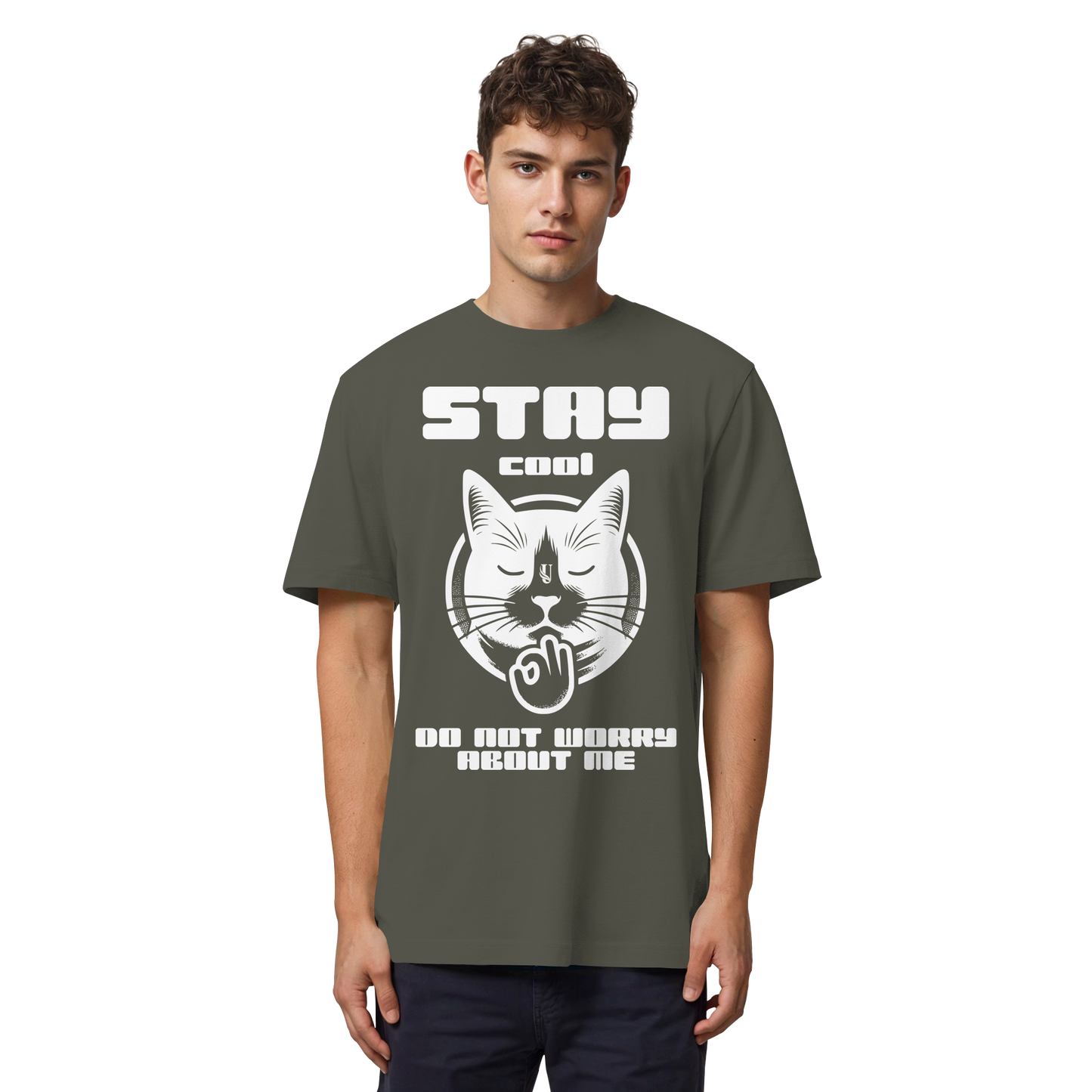 Unterzone Stay Cool Cat - Organic Heavy Shirt