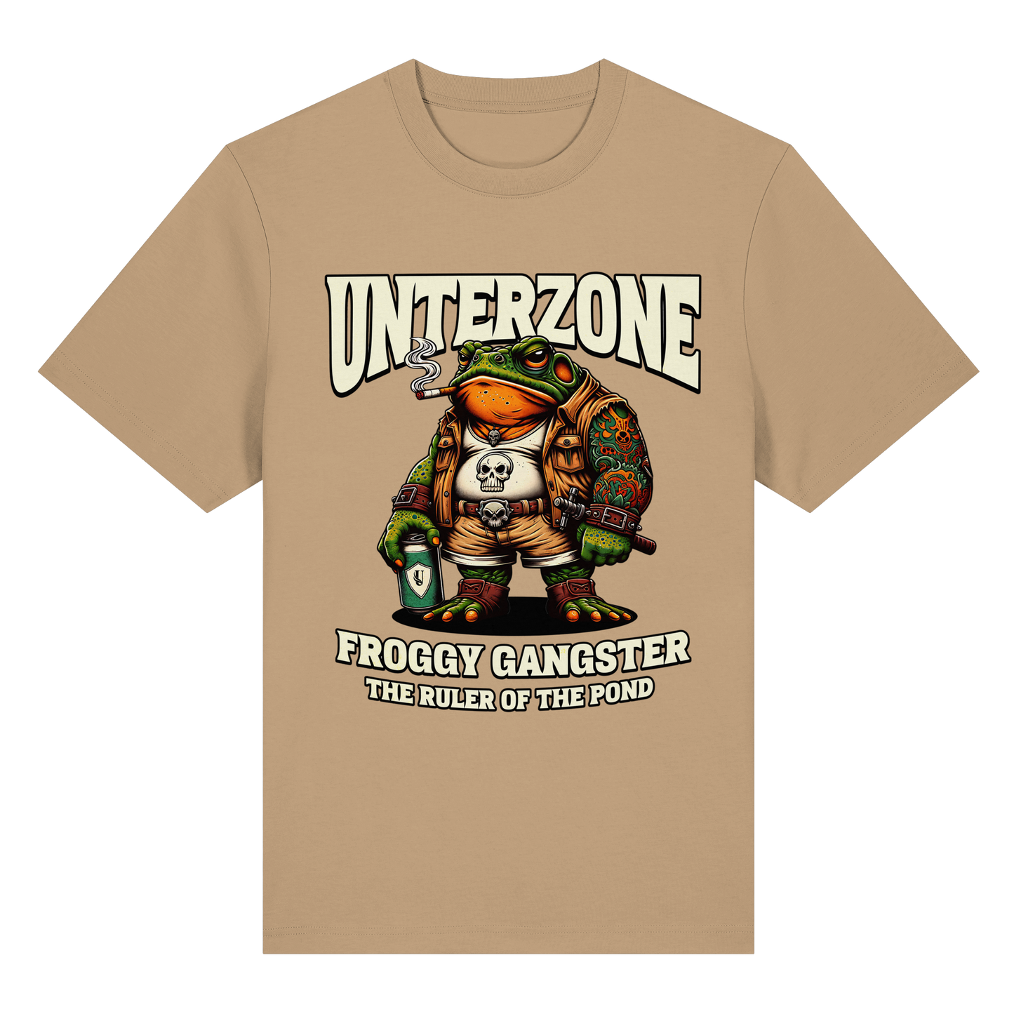 Unterzone Froggy Gangster - Organic Heavy Shirt
