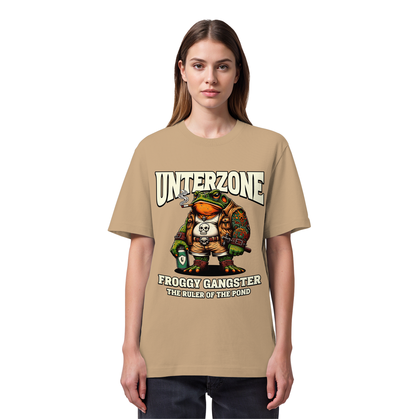 Unterzone Froggy Gangster - Organic Heavy Shirt
