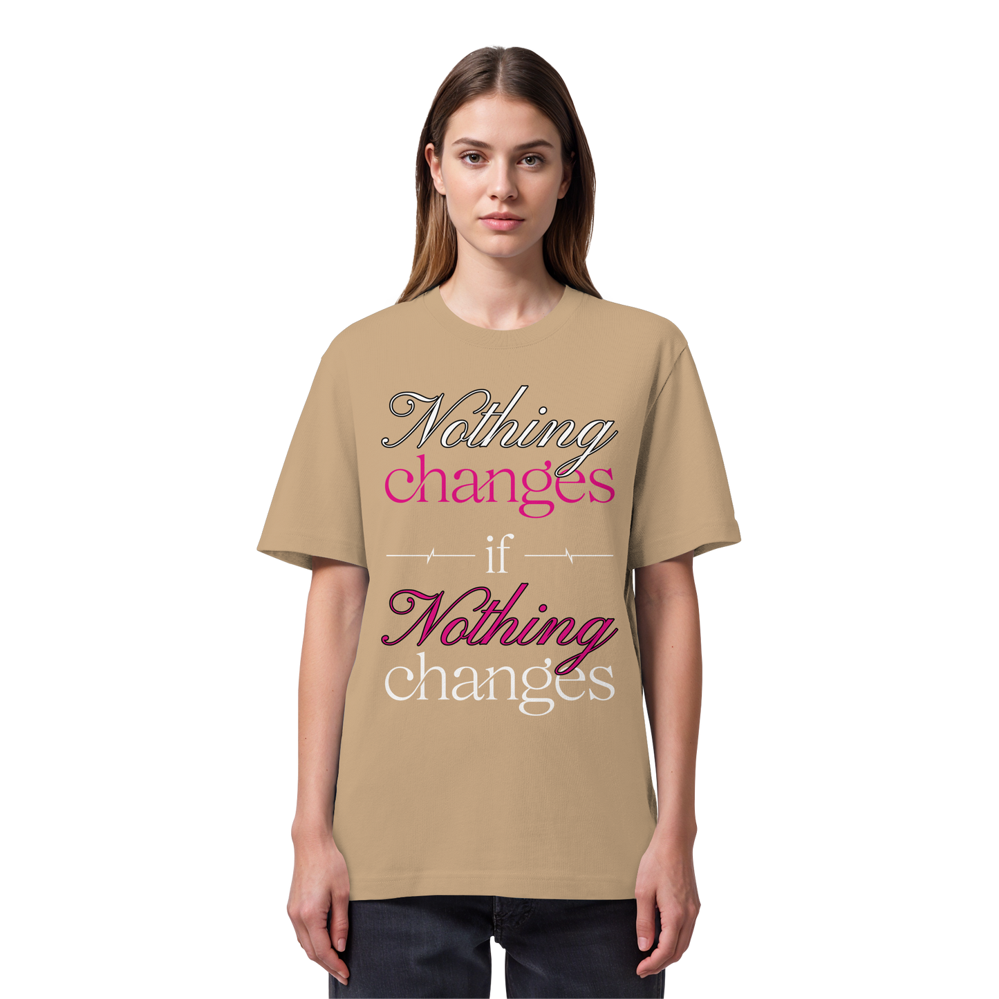 Unterzone Nothing Changes If Nothing Changes  - Organic Heavy Shirt