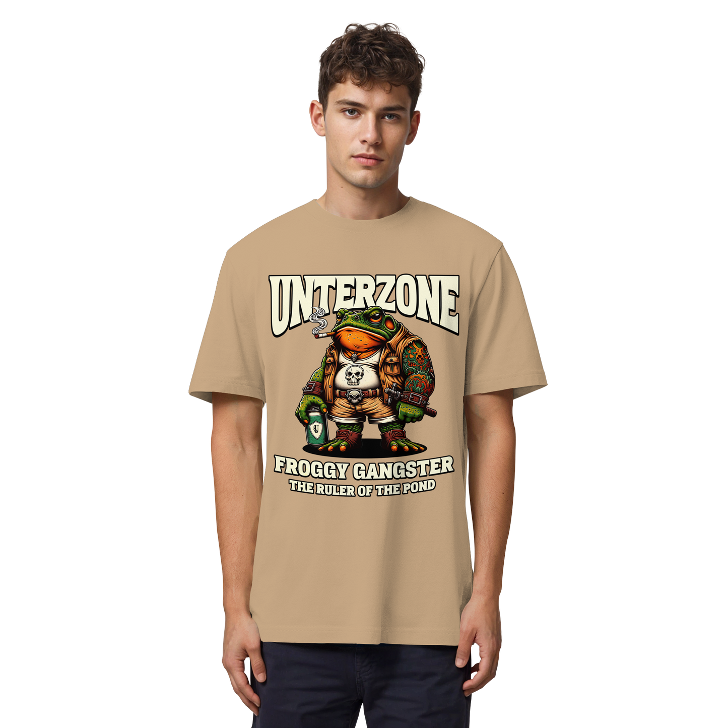Unterzone Froggy Gangster - Organic Heavy Shirt