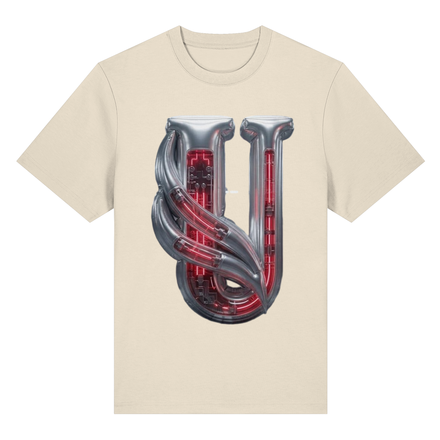 Unterzone Cyborg Logo - Organic Heavy Shirt