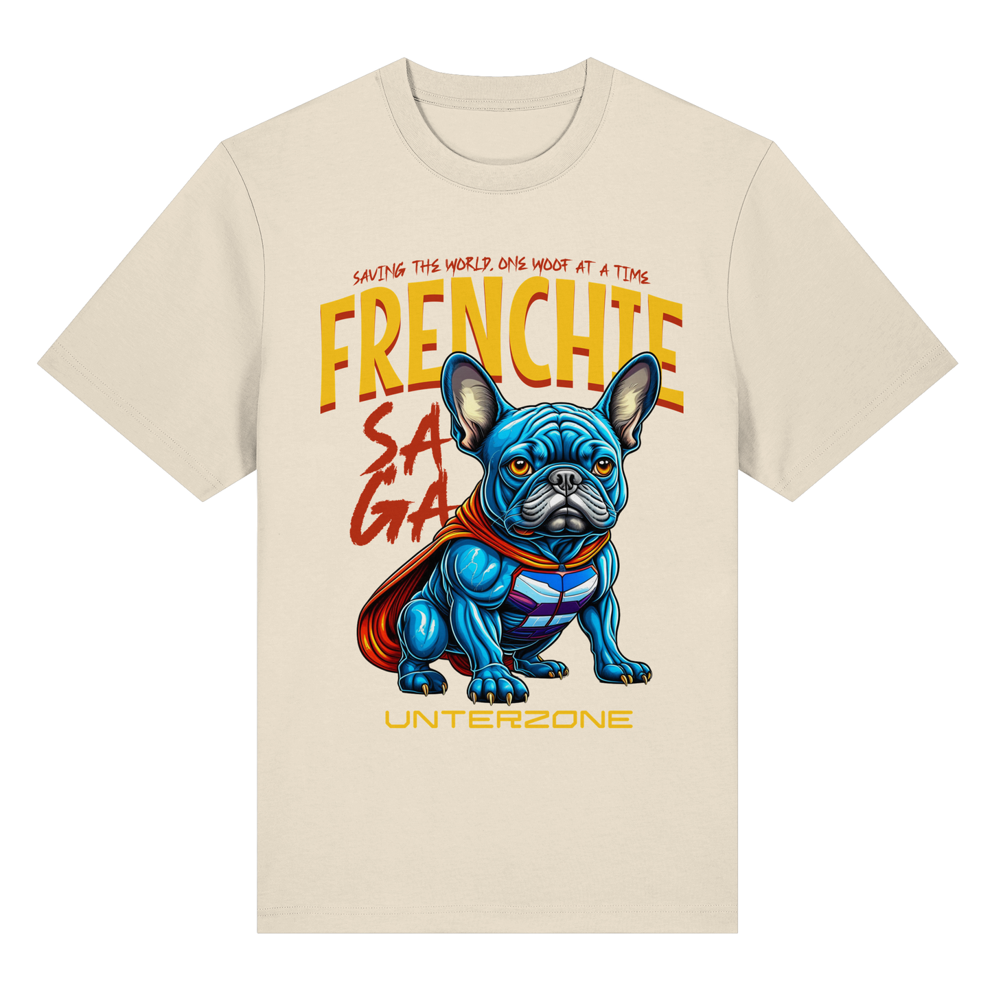 Unterzone Super French Bulldog - Organic Heavy Shirt