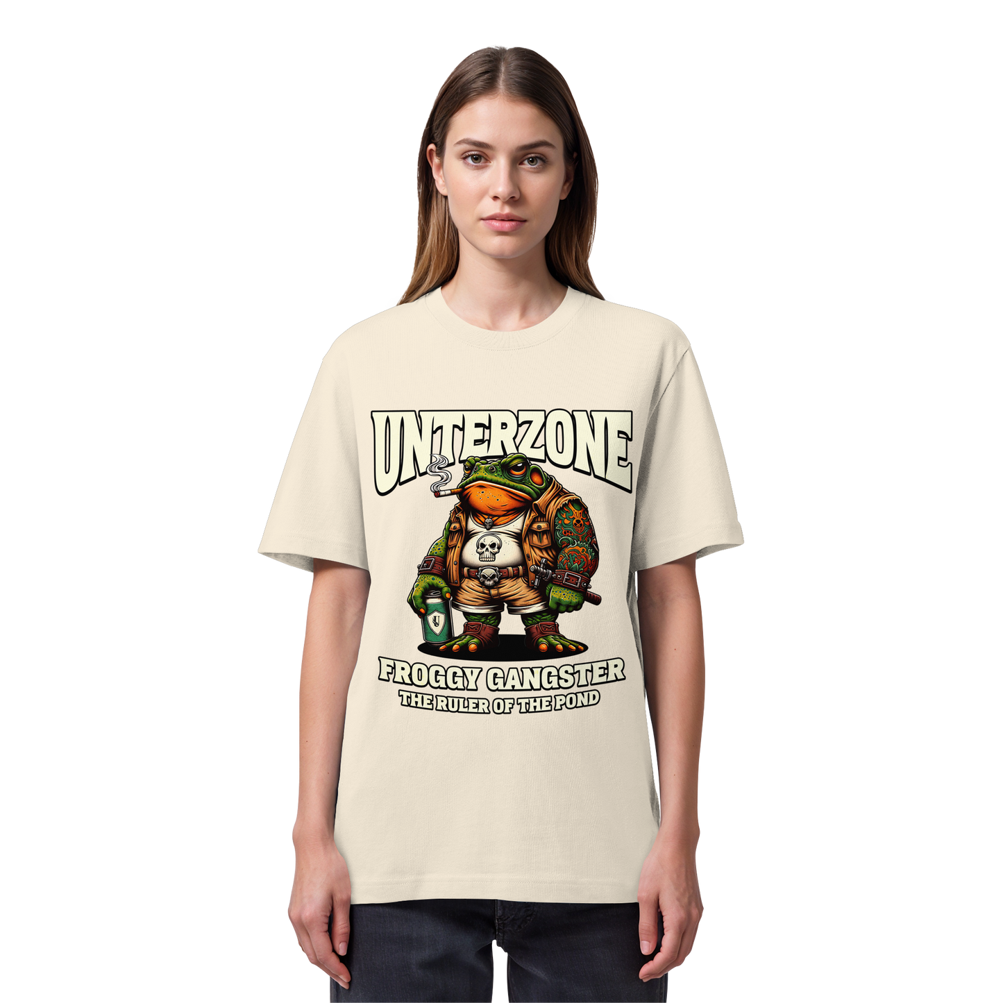 Unterzone Froggy Gangster - Organic Heavy Shirt