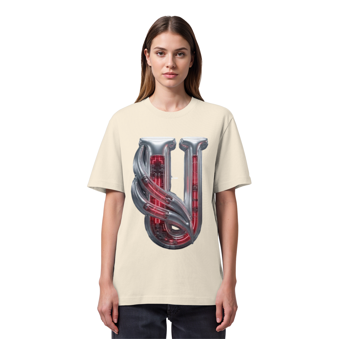 Unterzone Cyborg Logo - Organic Heavy Shirt