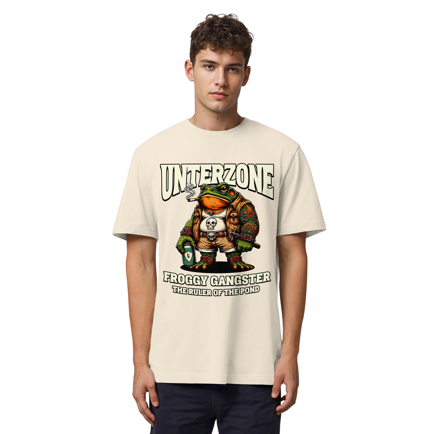 Unterzone Froggy Gangster - Organic Heavy Shirt