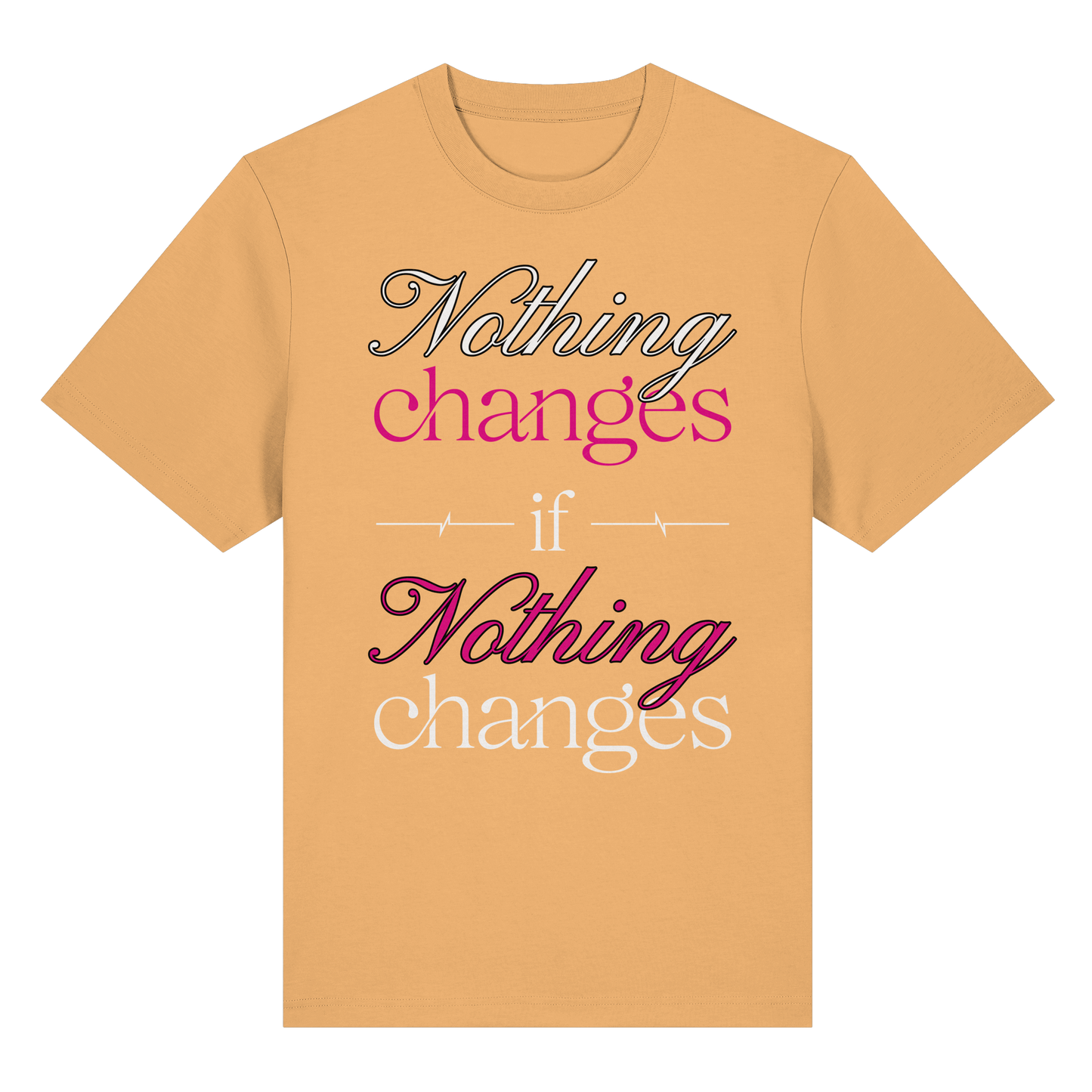 Unterzone Nothing Changes If Nothing Changes  - Organic Heavy Shirt