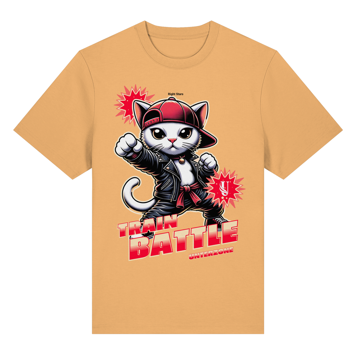 Unterzone Train Cat - Organic Heavy Shirt