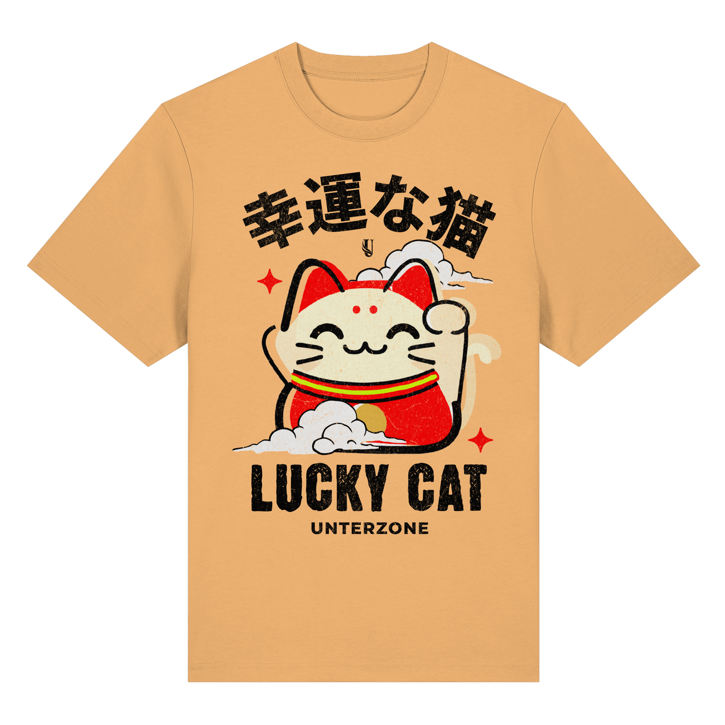 Unterzone Lucky Cat - Organic Heavy Shirt