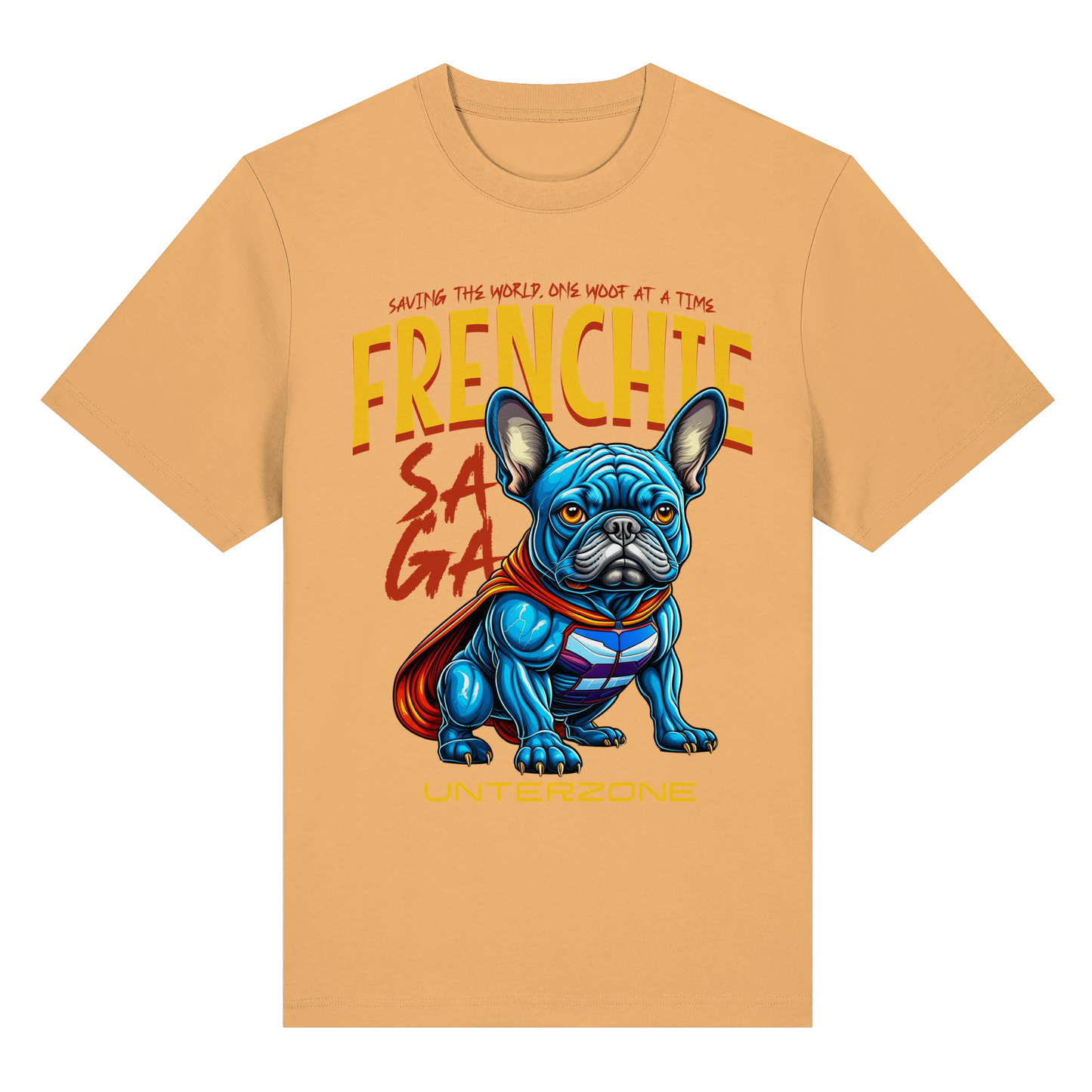 Unterzone Super French Bulldog - Organic Heavy Shirt