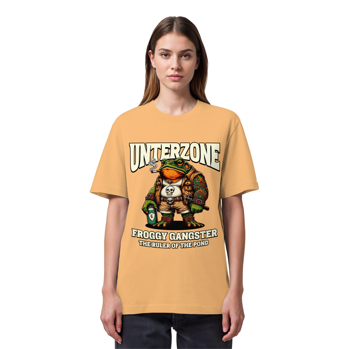 Unterzone Froggy Gangster - Organic Heavy Shirt