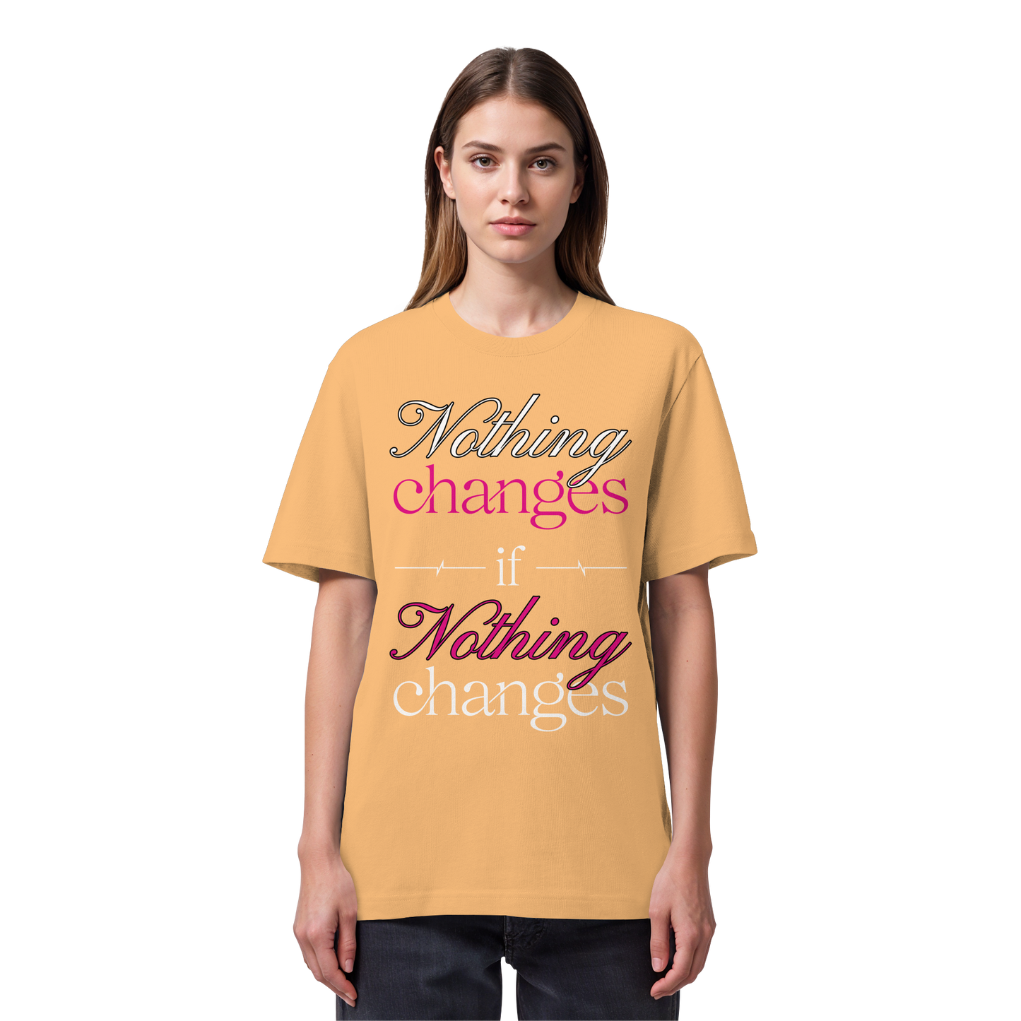 Unterzone Nothing Changes If Nothing Changes  - Organic Heavy Shirt
