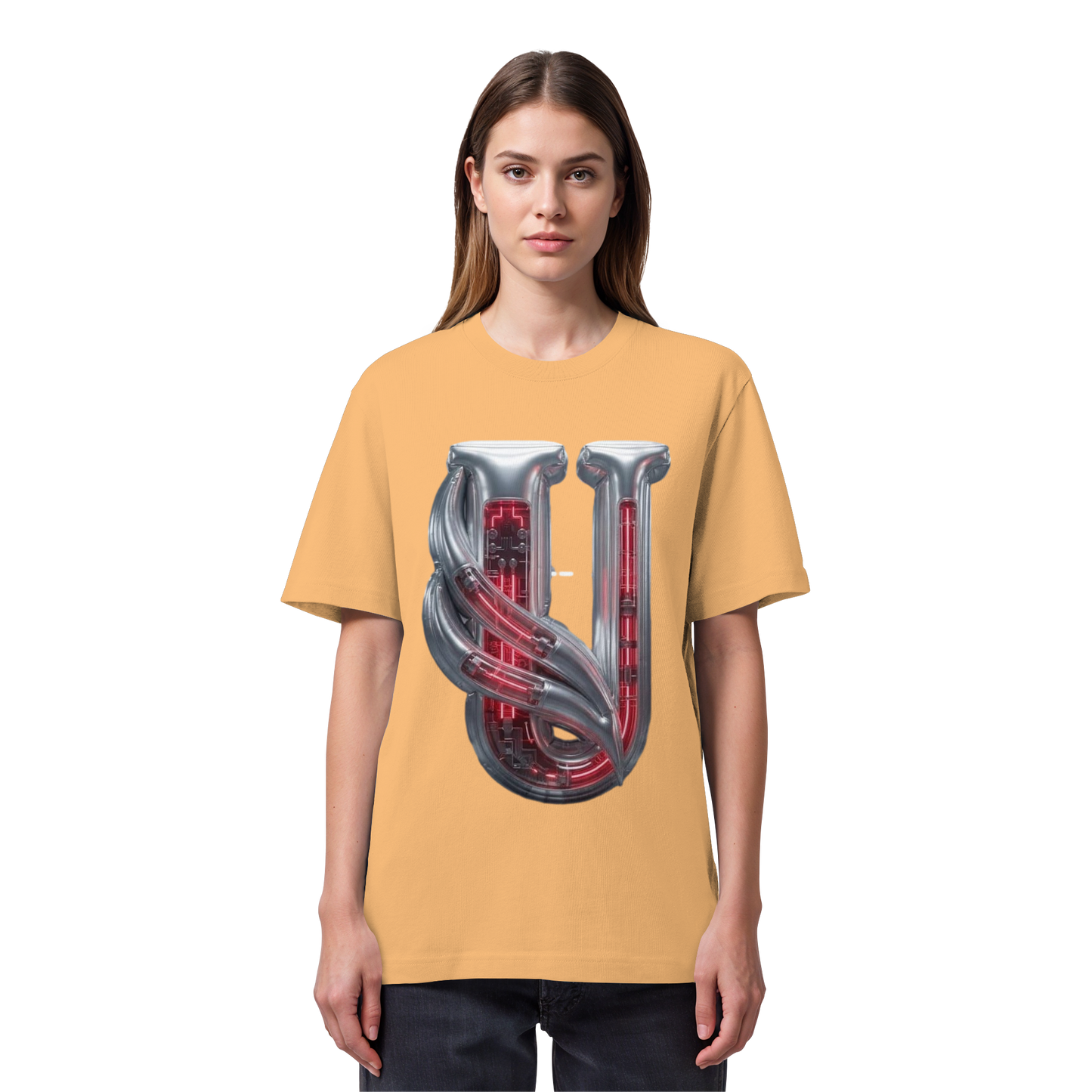 Unterzone Cyborg Logo - Organic Heavy Shirt