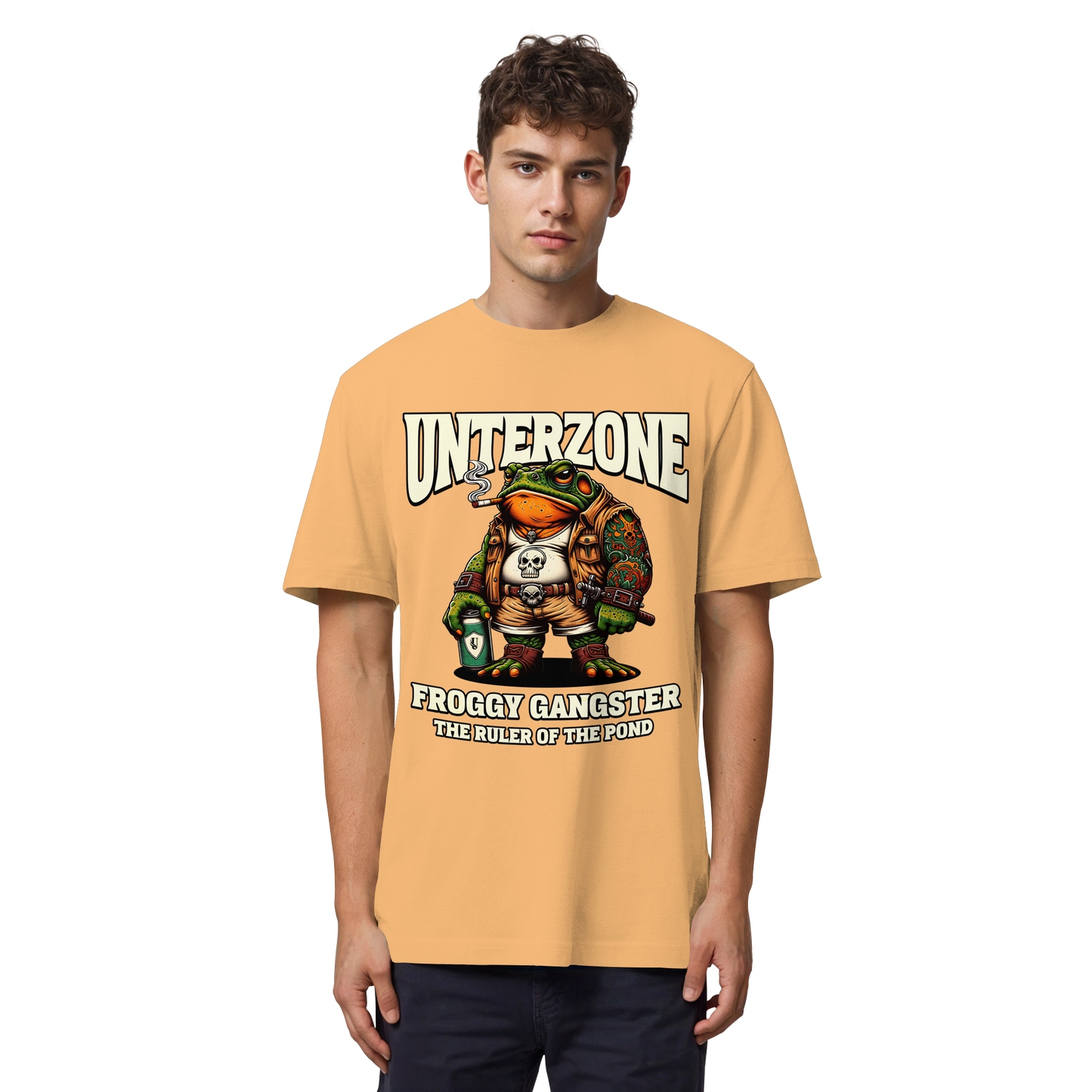 Unterzone Froggy Gangster - Organic Heavy Shirt
