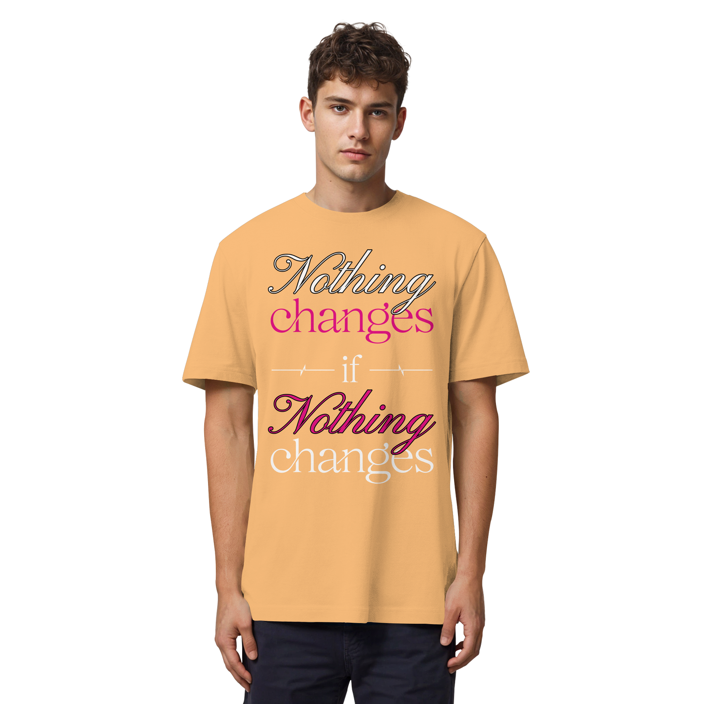 Unterzone Nothing Changes If Nothing Changes  - Organic Heavy Shirt