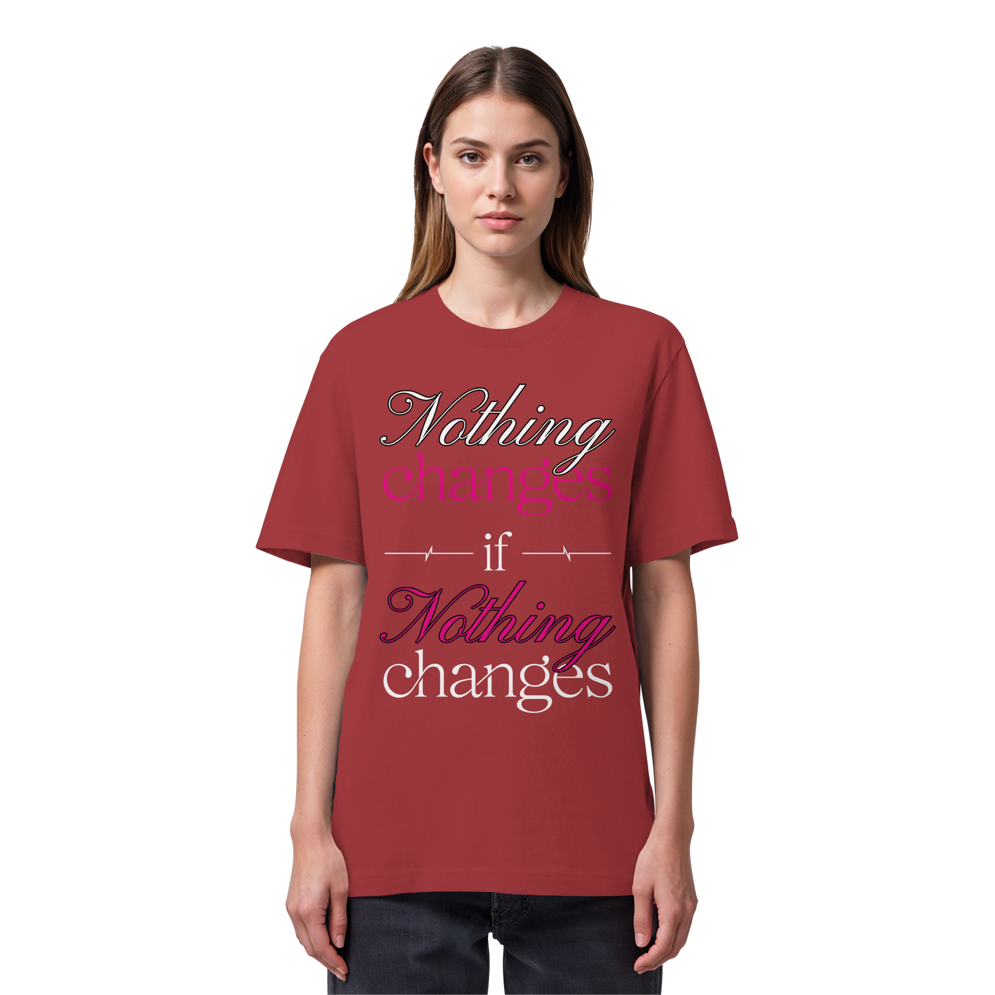 Unterzone Nothing Changes If Nothing Changes  - Organic Heavy Shirt
