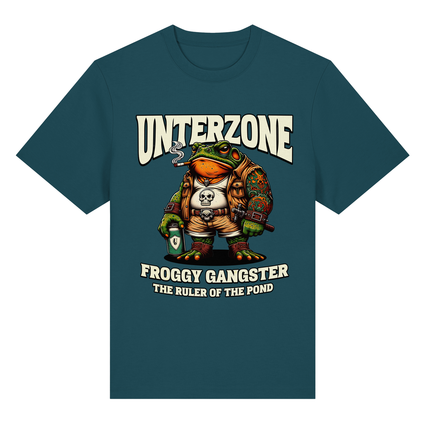 Unterzone Froggy Gangster - Organic Heavy Shirt