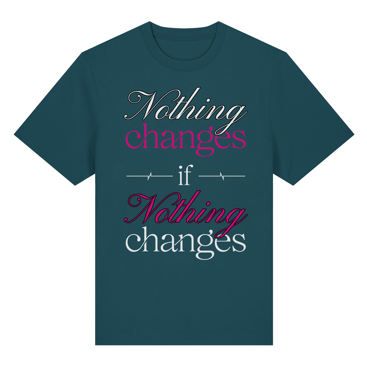 Unterzone Nothing Changes If Nothing Changes  - Organic Heavy Shirt