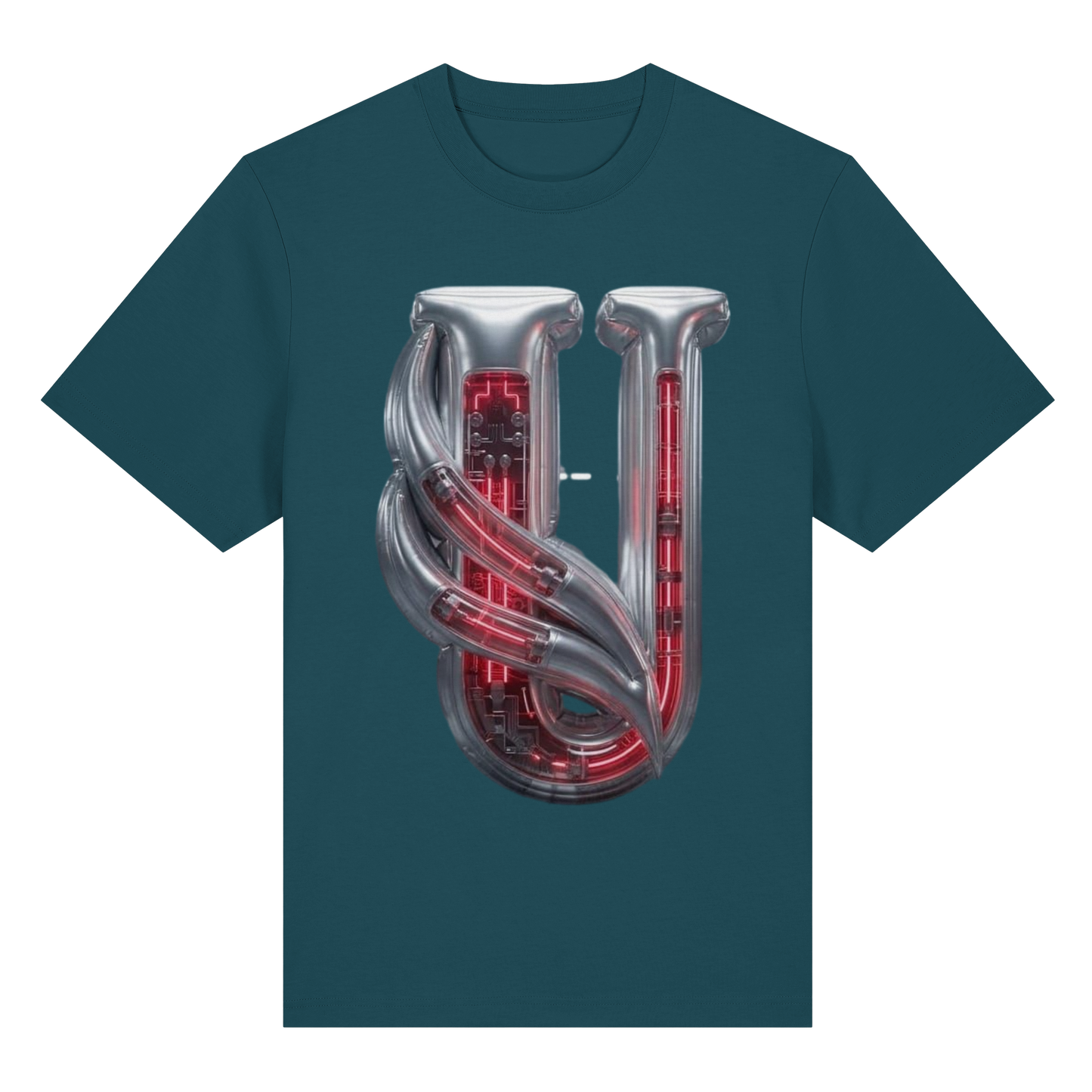 Unterzone Cyborg Logo - Organic Heavy Shirt