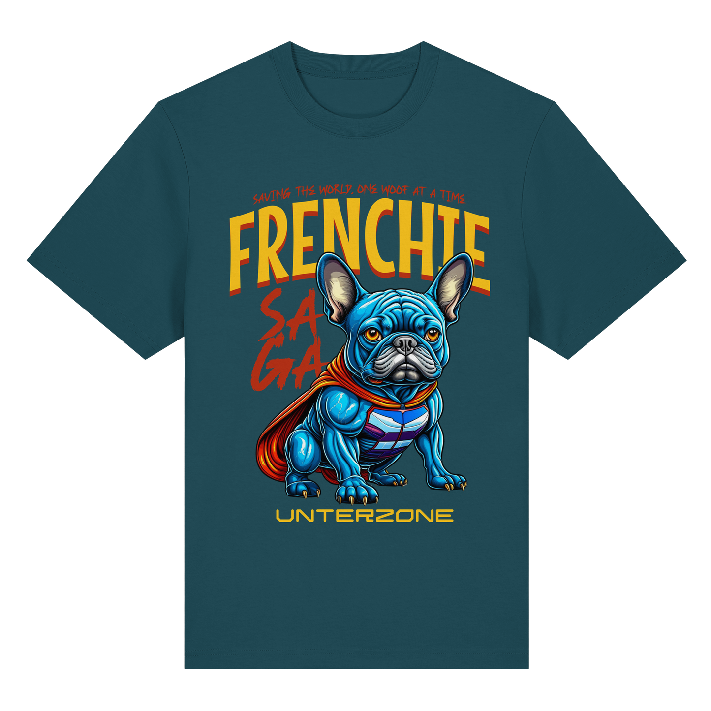 Unterzone Super French Bulldog - Organic Heavy Shirt