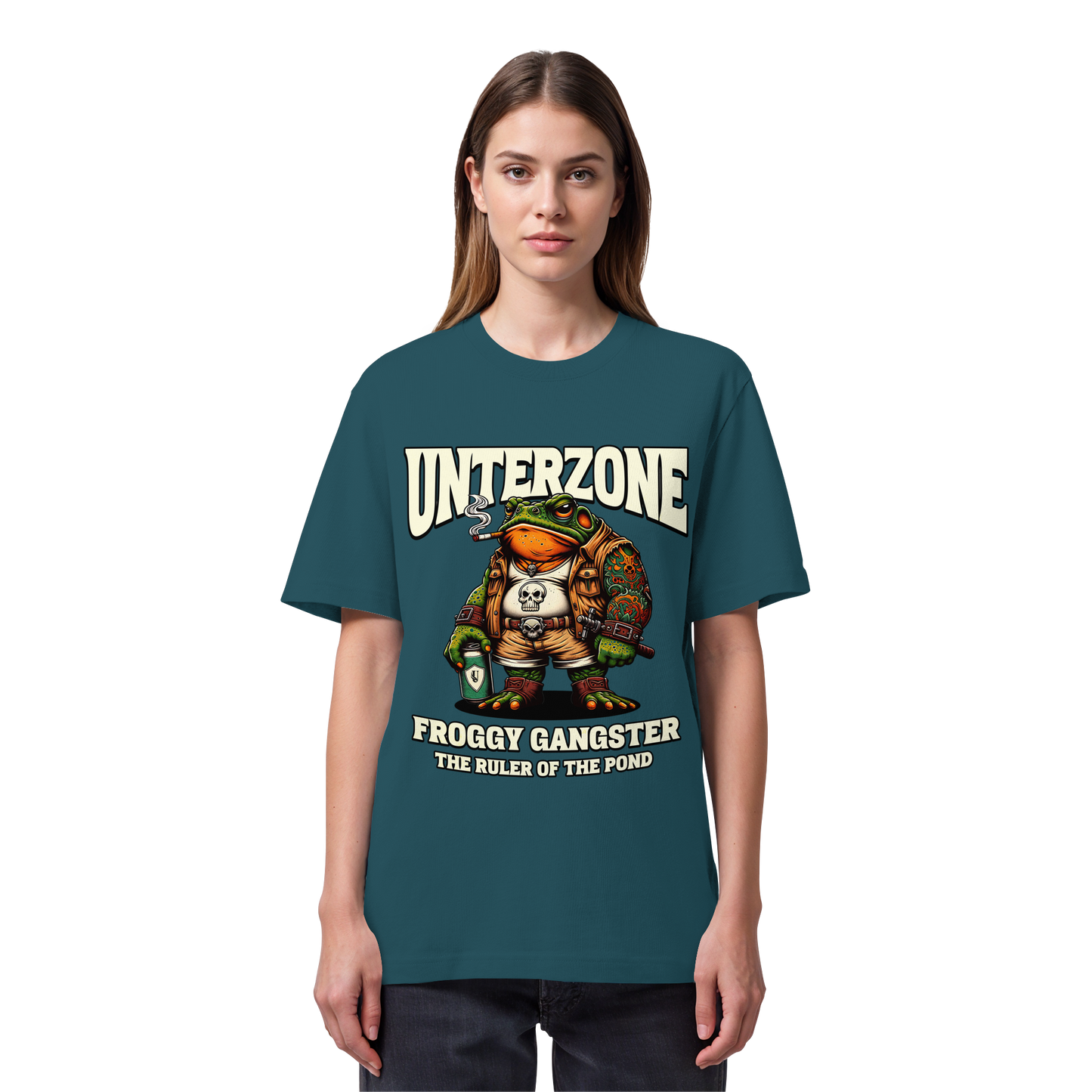 Unterzone Froggy Gangster - Organic Heavy Shirt