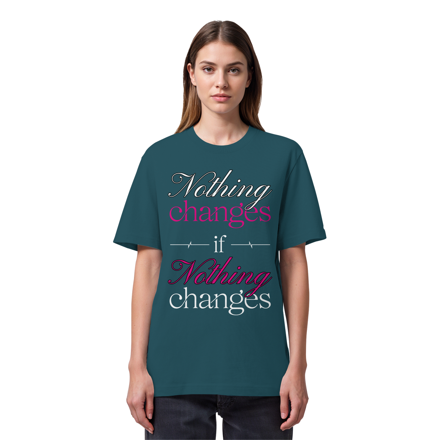 Unterzone Nothing Changes If Nothing Changes  - Organic Heavy Shirt