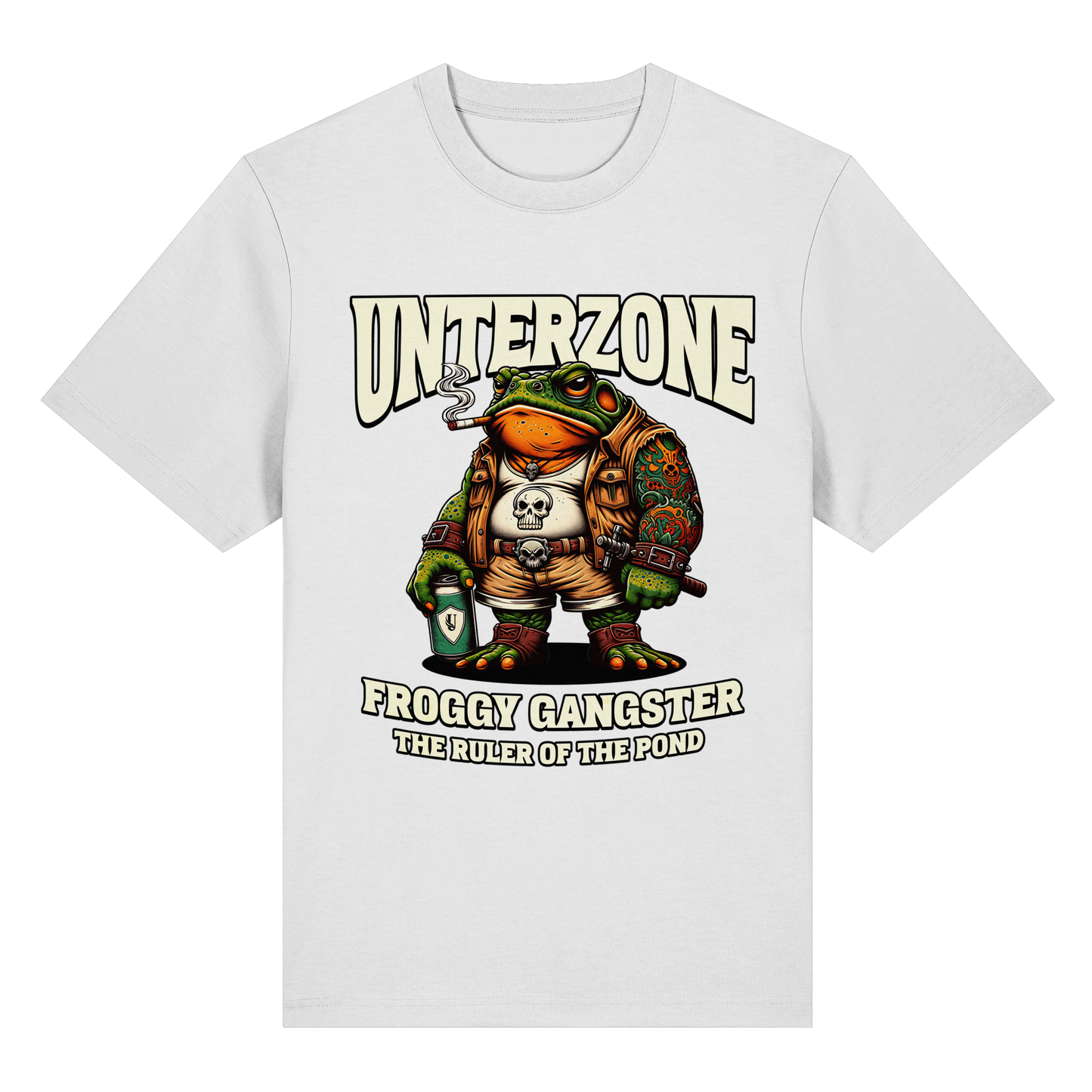 Unterzone Froggy Gangster - Organic Heavy Shirt